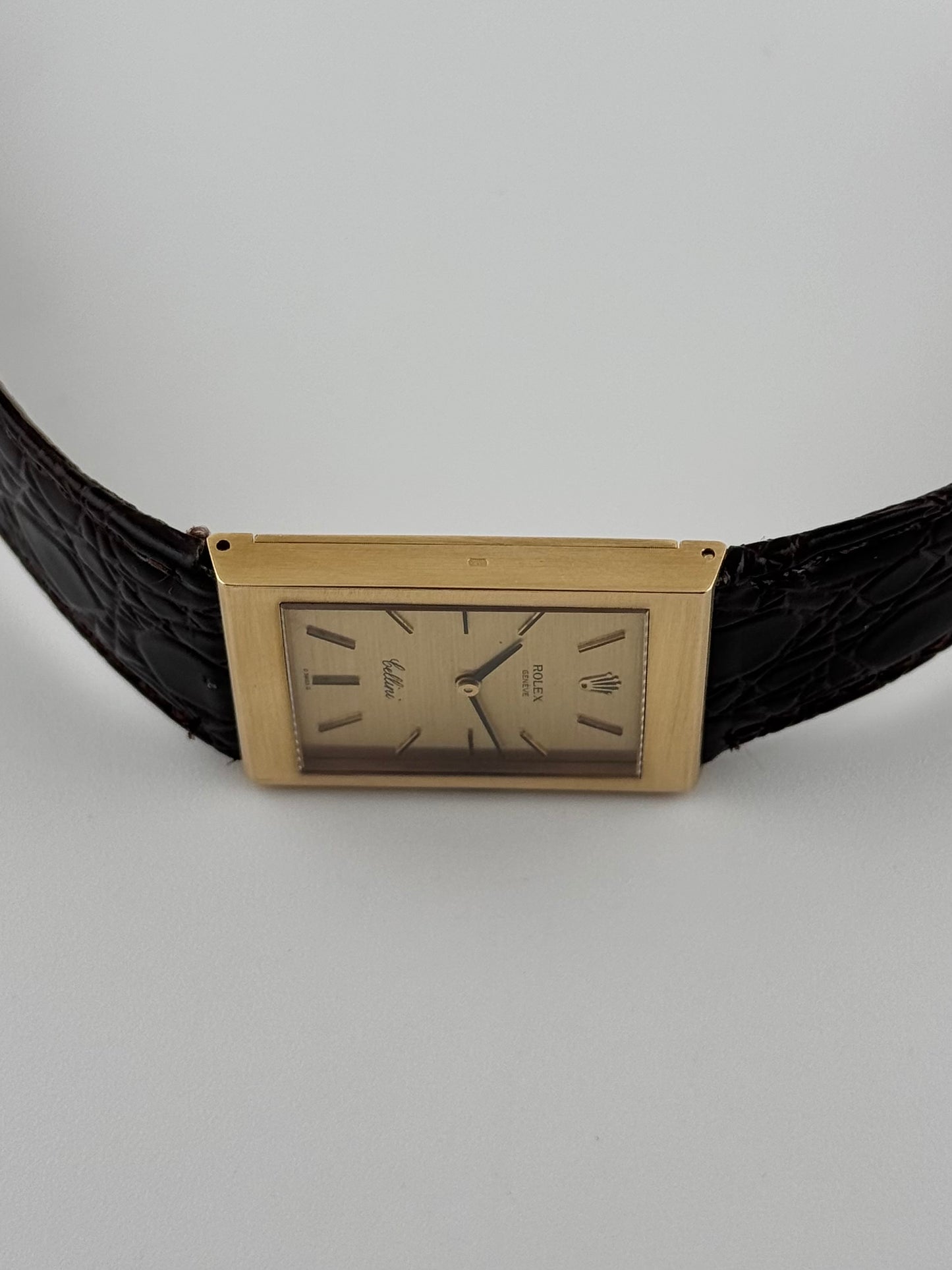 Rolex Geneve Cellini Tank Manual Wind - 18ct Gold - 4014