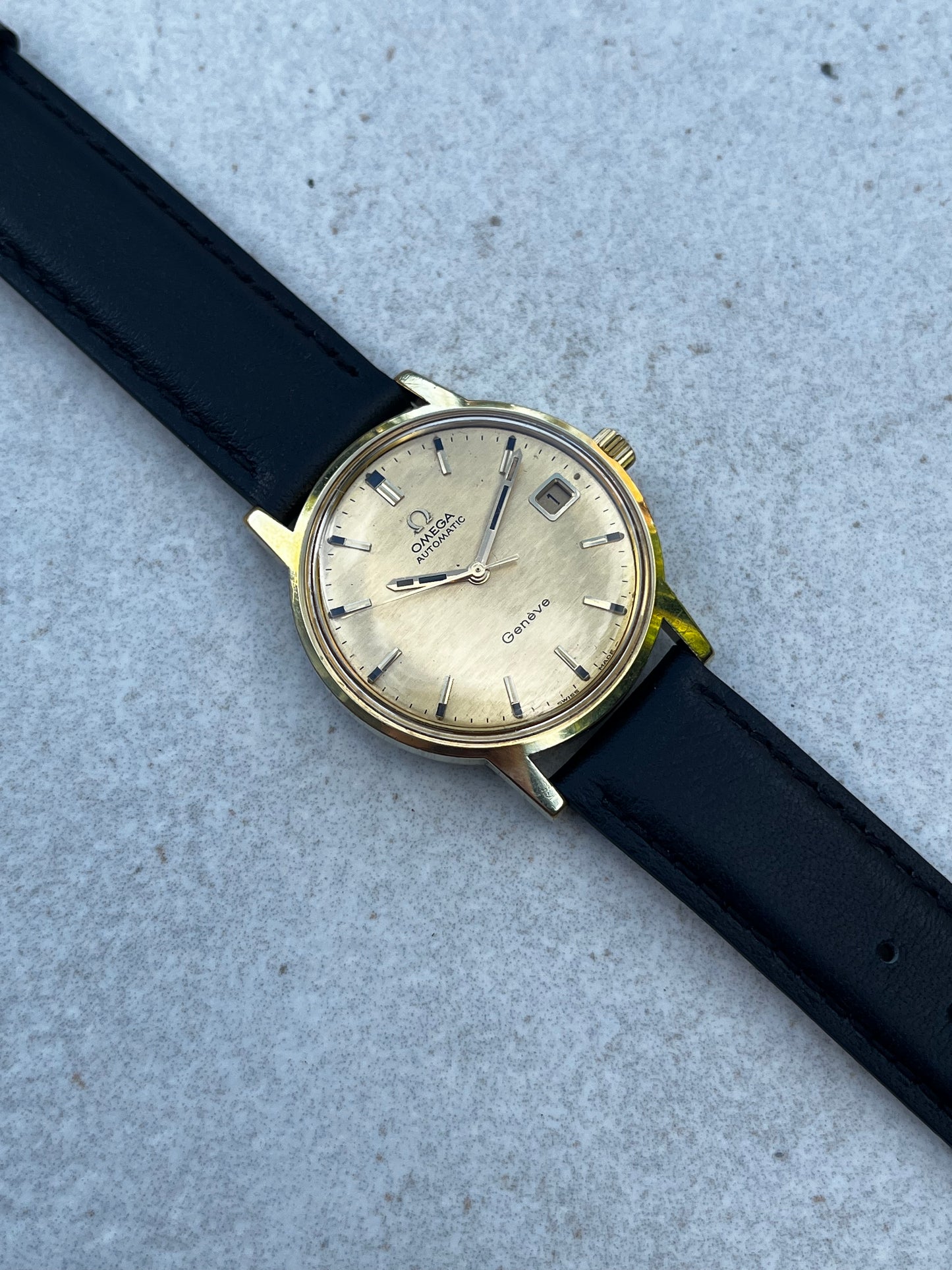 Omega Geneve Automatic Shantung Dial 166.070