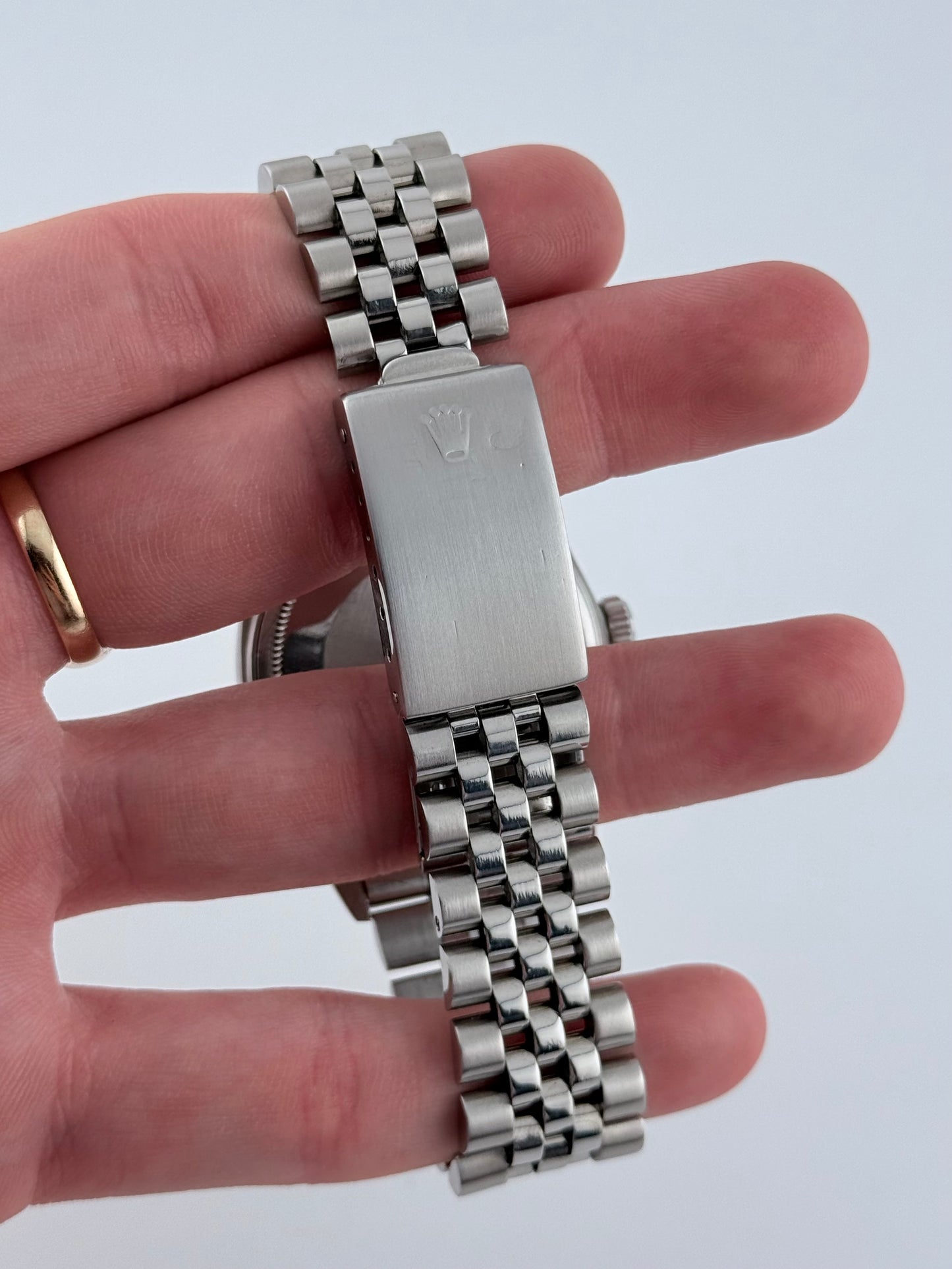 Rolex Datejust Oyster Perpetual - 16014 - White Gold Bezel - Linen Dial