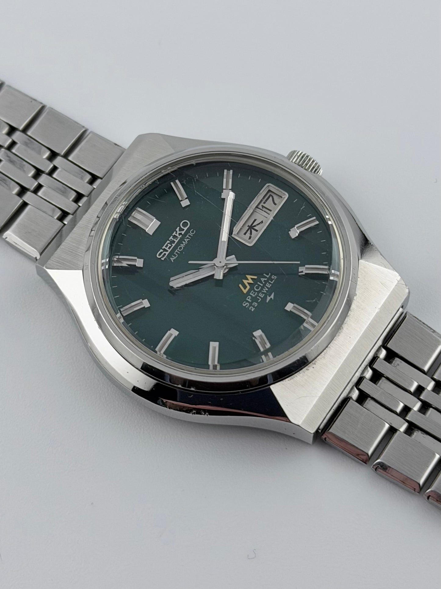 Seiko Lord Matic Special - 5216-7040 - JDM - Faceted Crystal - Rare