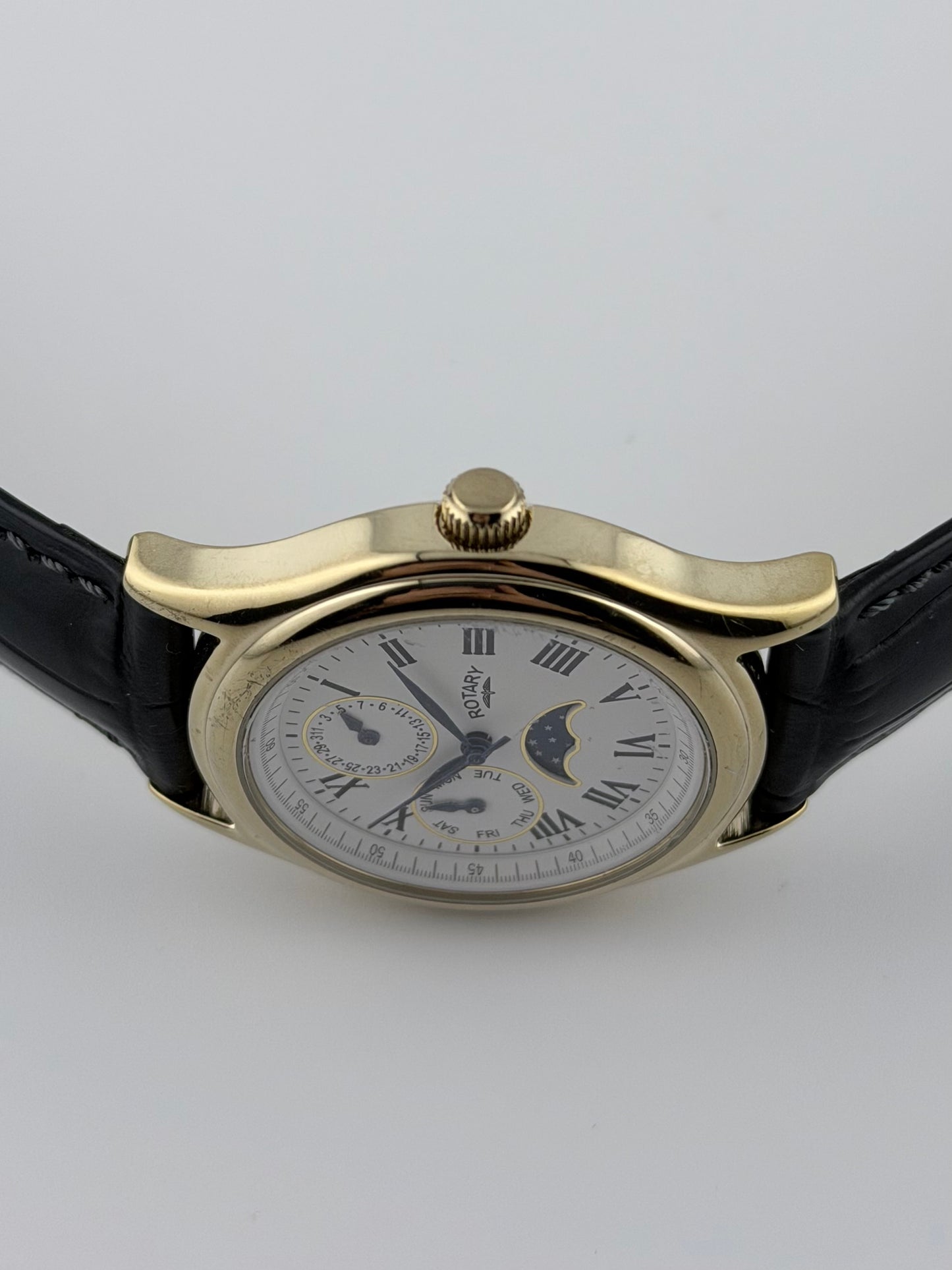 Rotary Moonphase Quartz Day-Date