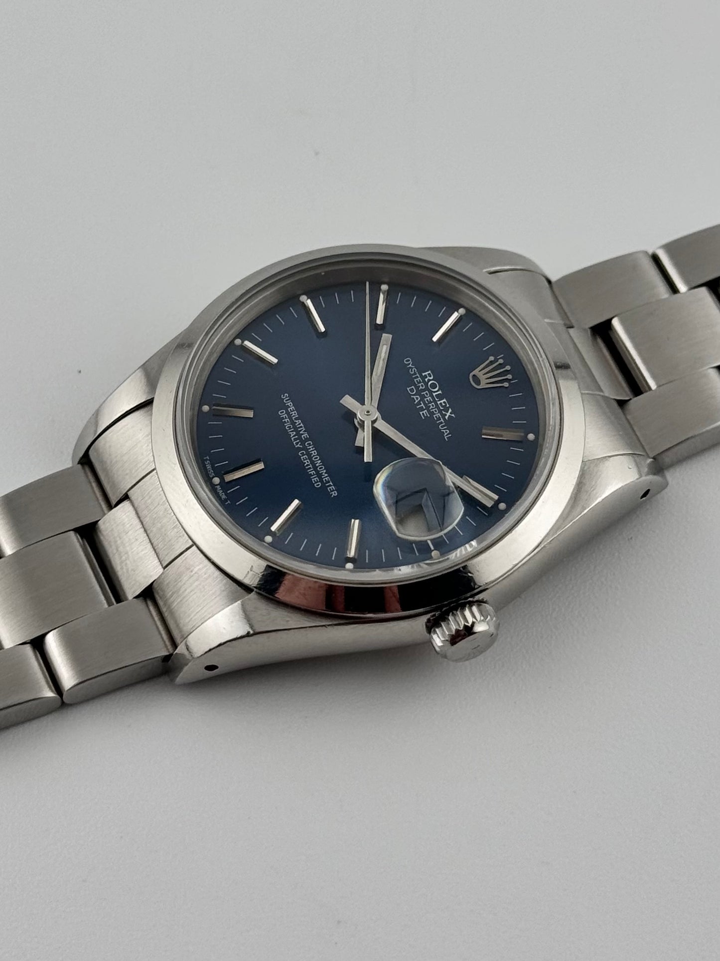 Rolex Oyster Perpetual Date Automatic 15200 - Blue Sunburst Dial