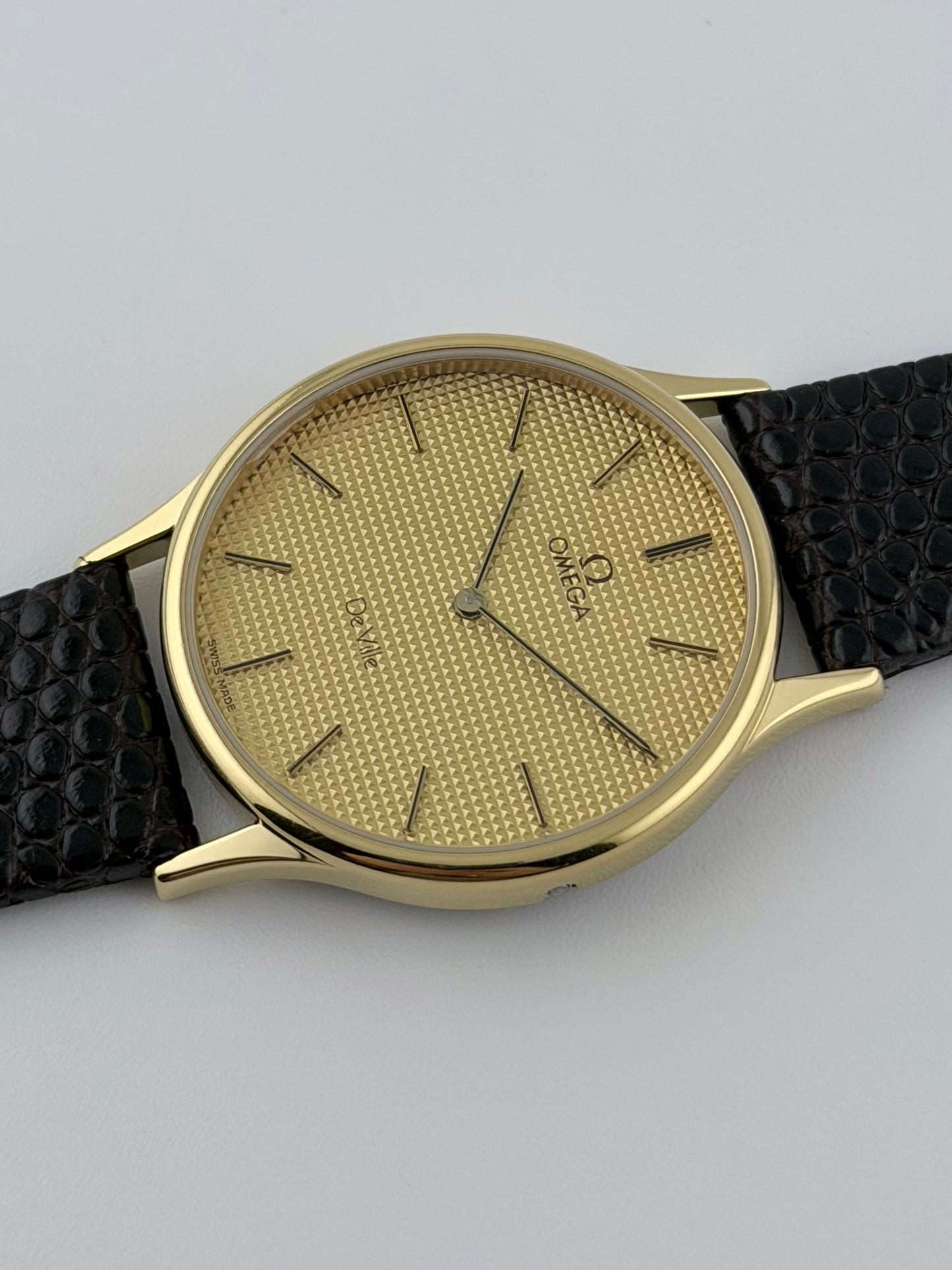 Omega De Ville Quartz 191.0130.1 - Hobnail Dial