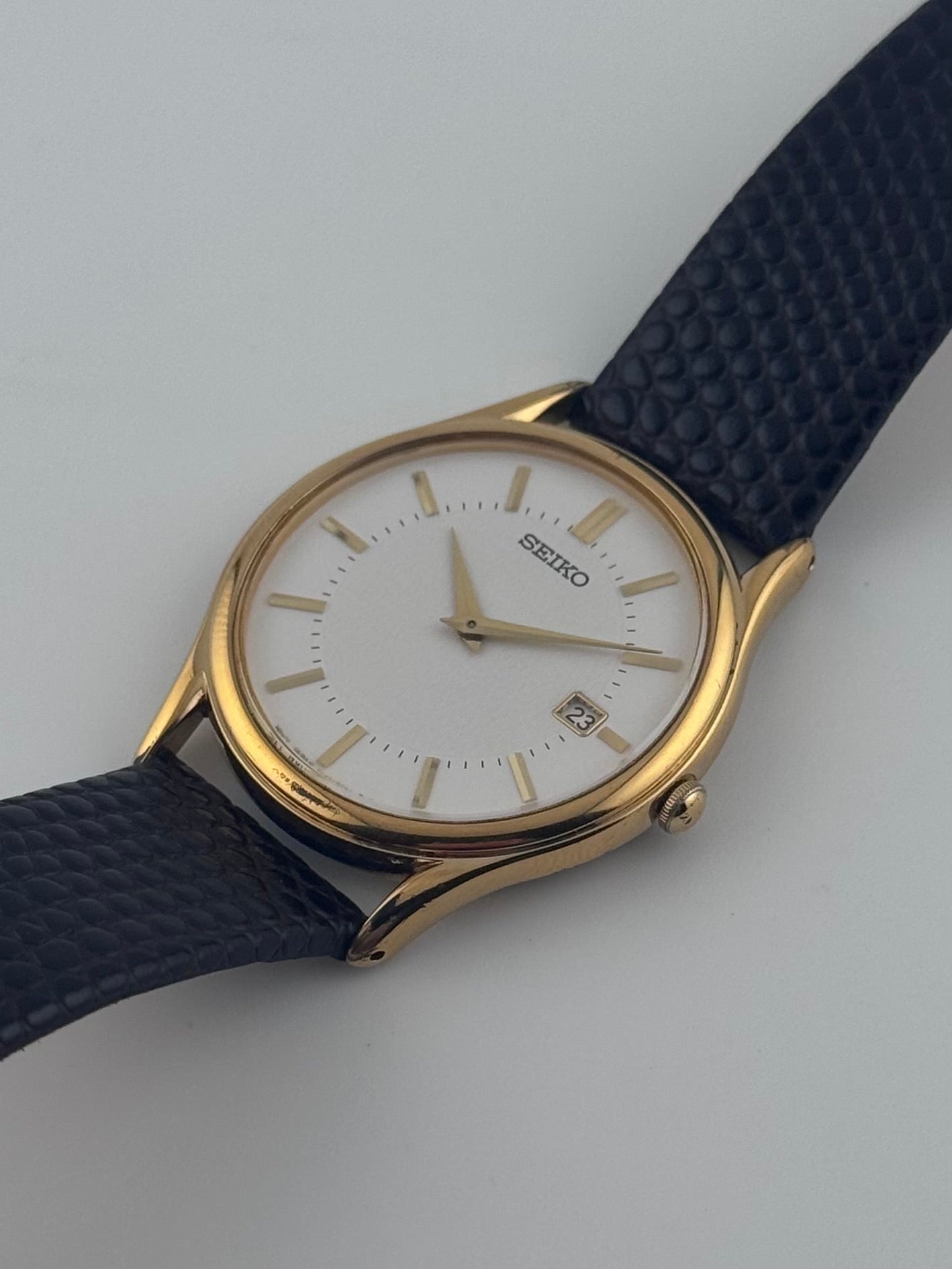 Seiko Quartz Date Box and Papers! - 7N39-8020