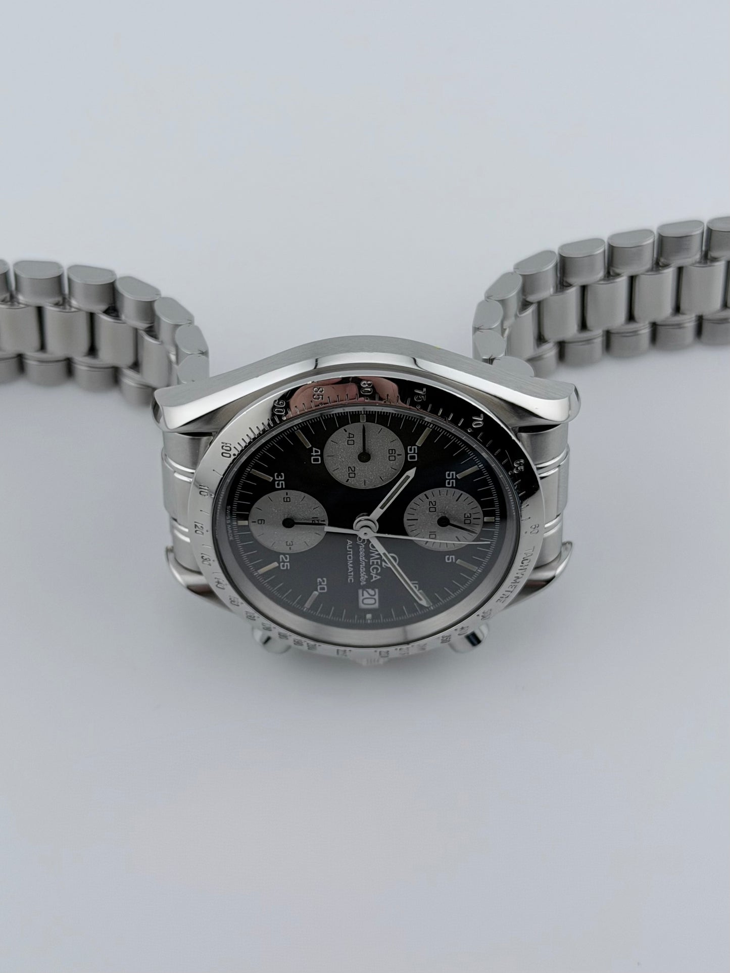 Omega Speedmaster Automatic Date - 175.0043 - Rare Reverse Panda Dial