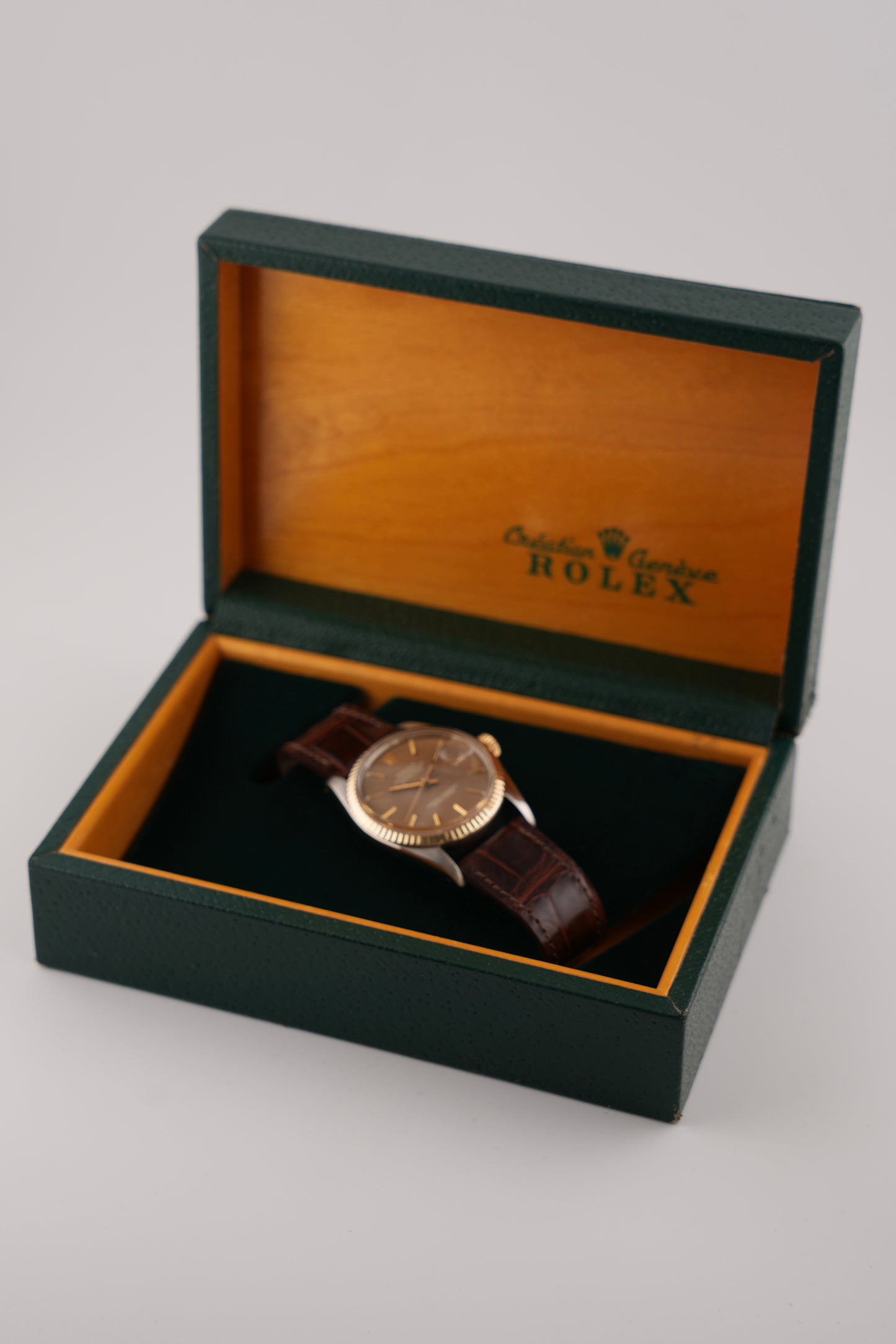 Rolex Datejust Oyster Perpetual 16013 - Two-Tone - Havana Dial - Exceptional Condition