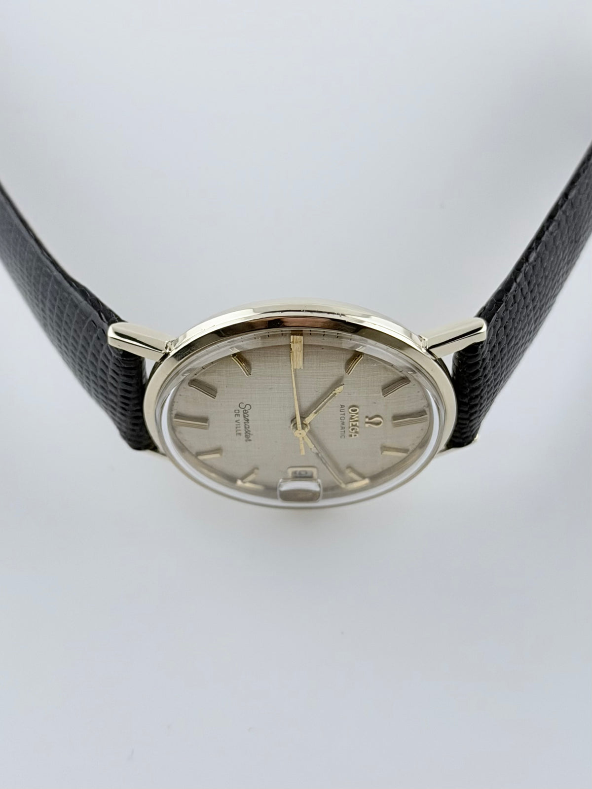 Omega Seamaster De Ville Automatic Linen Dial - 14ct Gold - KL6610