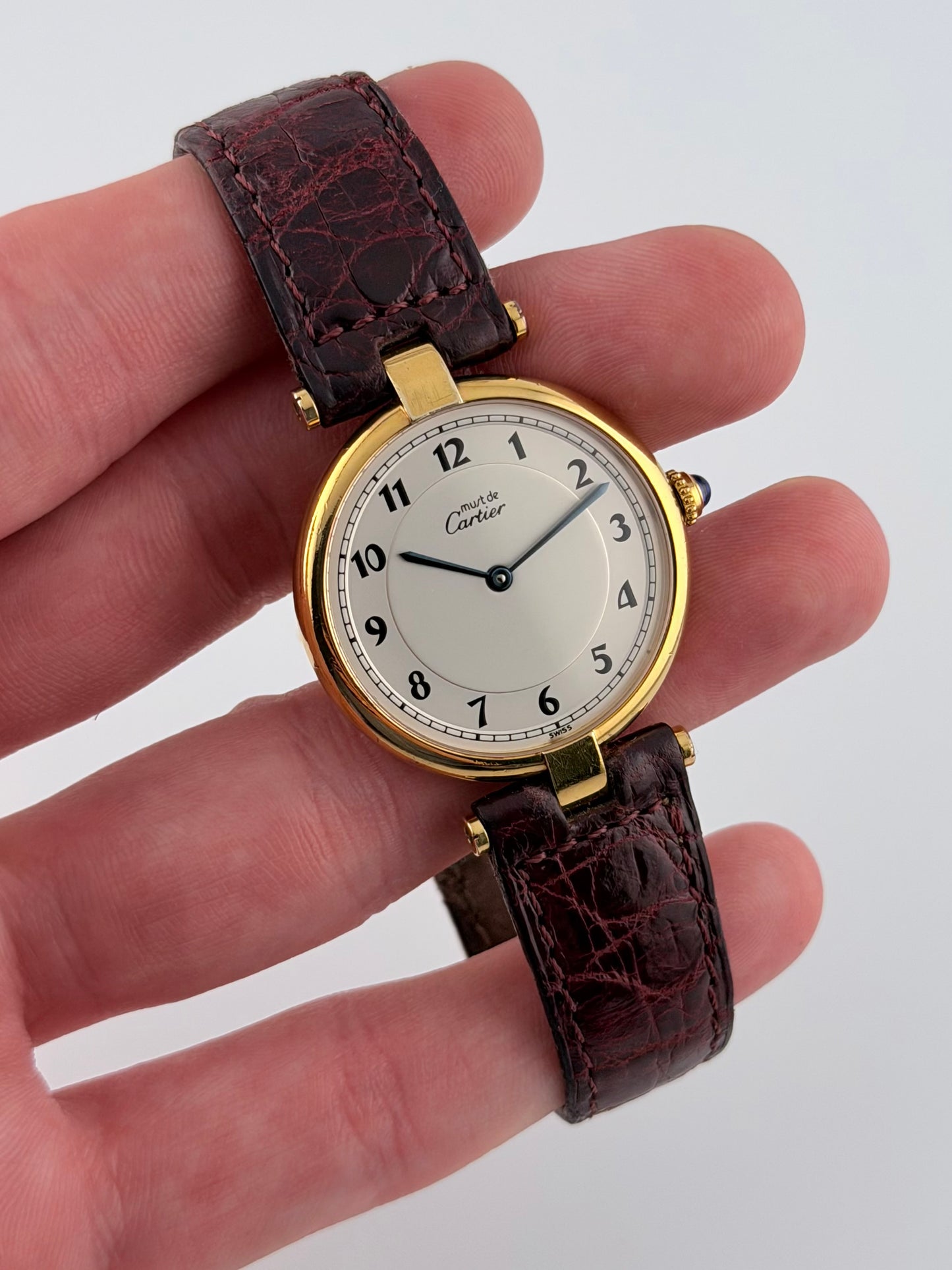 Cartier must de Vendome Quartz - 590003 - Arabic Numerals