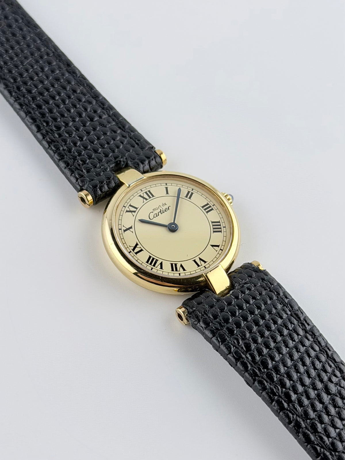 Cartier must de Paris Vendome Quartz - 18 - Ivory Dial - Ladies