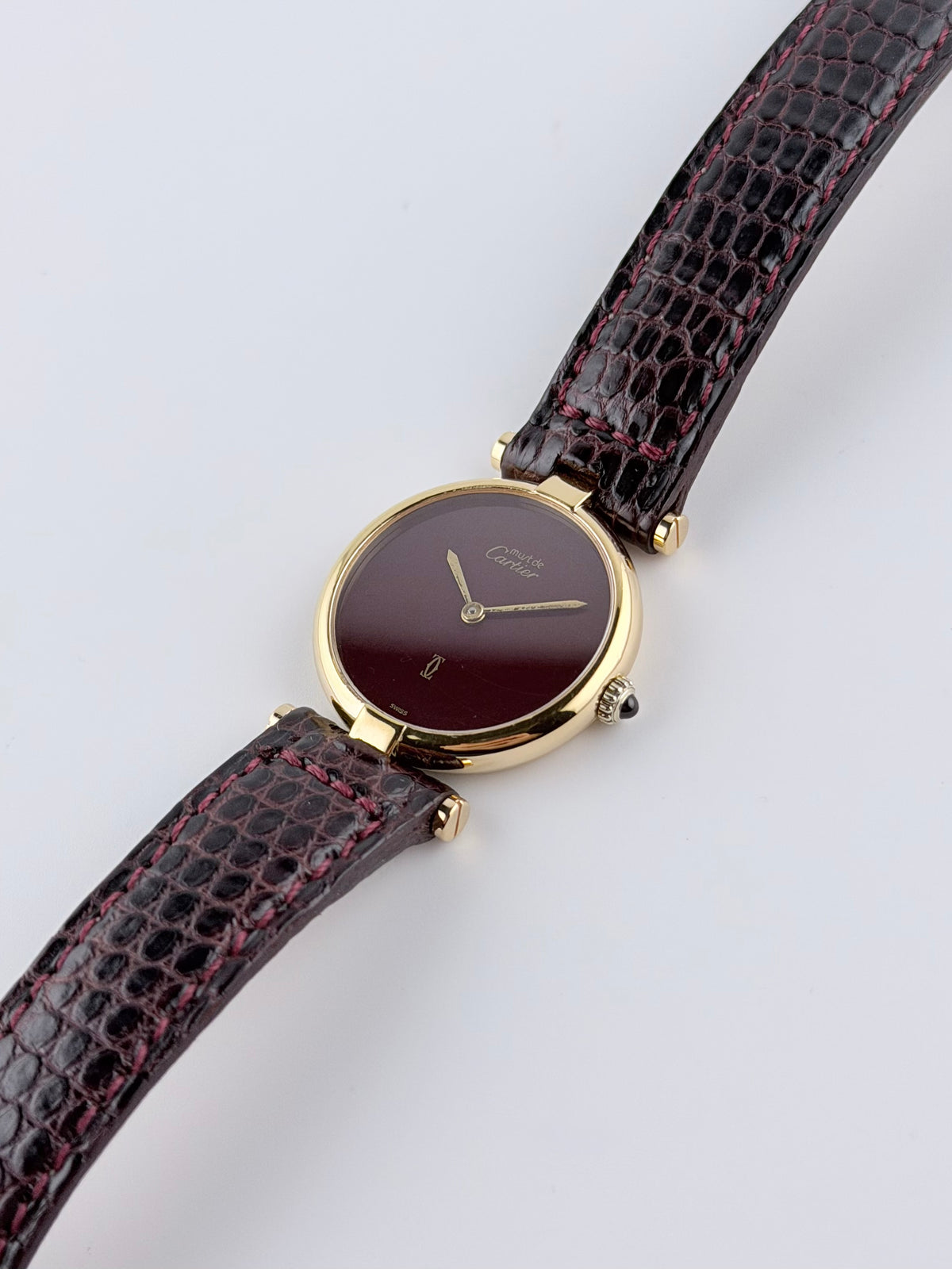 Cartier Must de Cartier Vendome Quartz - 18 - Burgundy Dial