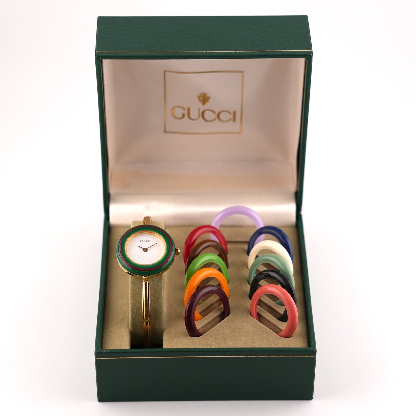 Gucci 11/12.2 - Change 12 Bezel Watch - Ladies - Original Box