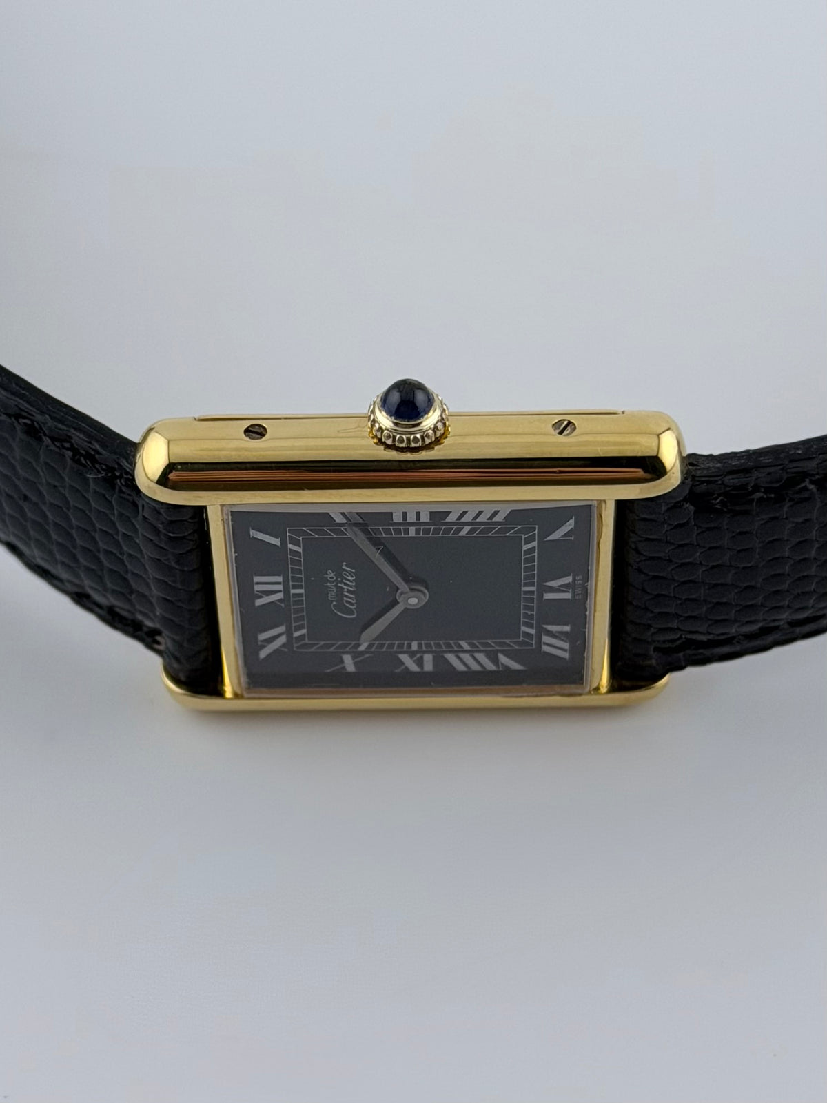 Cartier Must De Tank Manual Wind - 6 - Black Dial