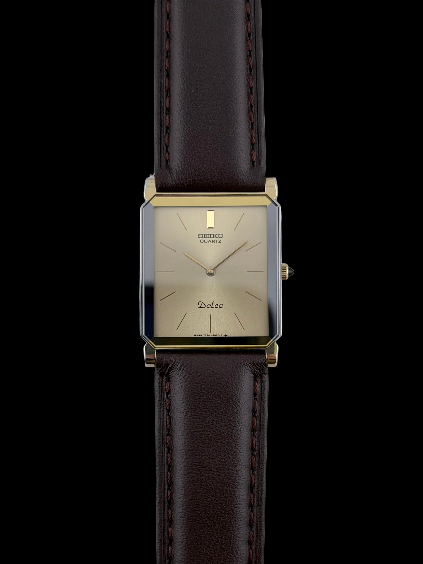 Seiko Dolce Tank Quartz - 7730-5020 Near Mint!