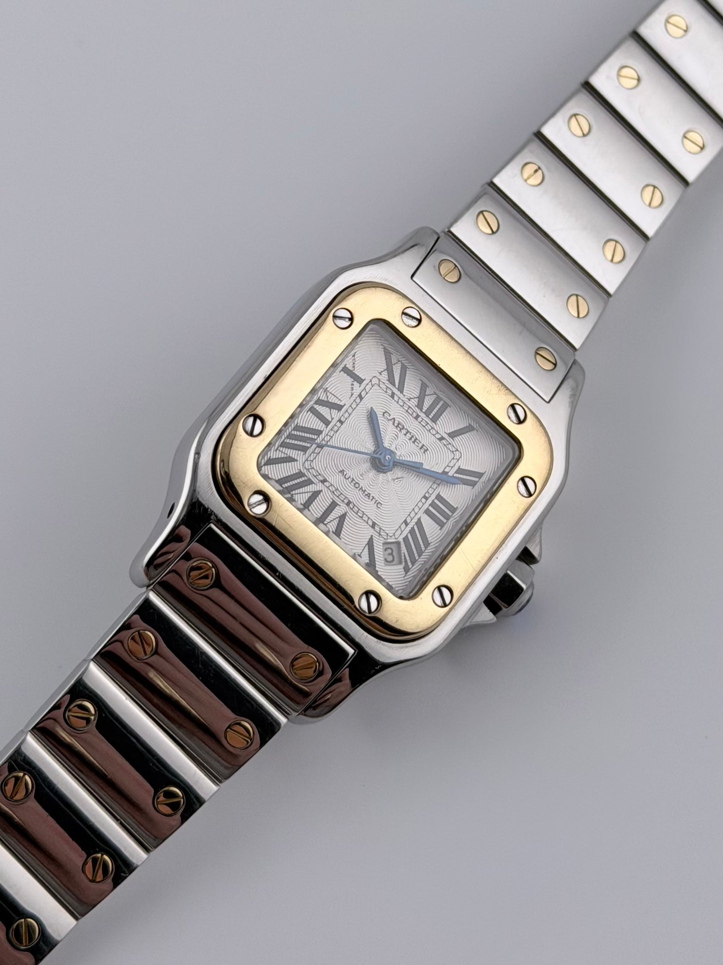 Cartier Santos Galbee Date Automatic - 2423 - Ladies - Two Tone