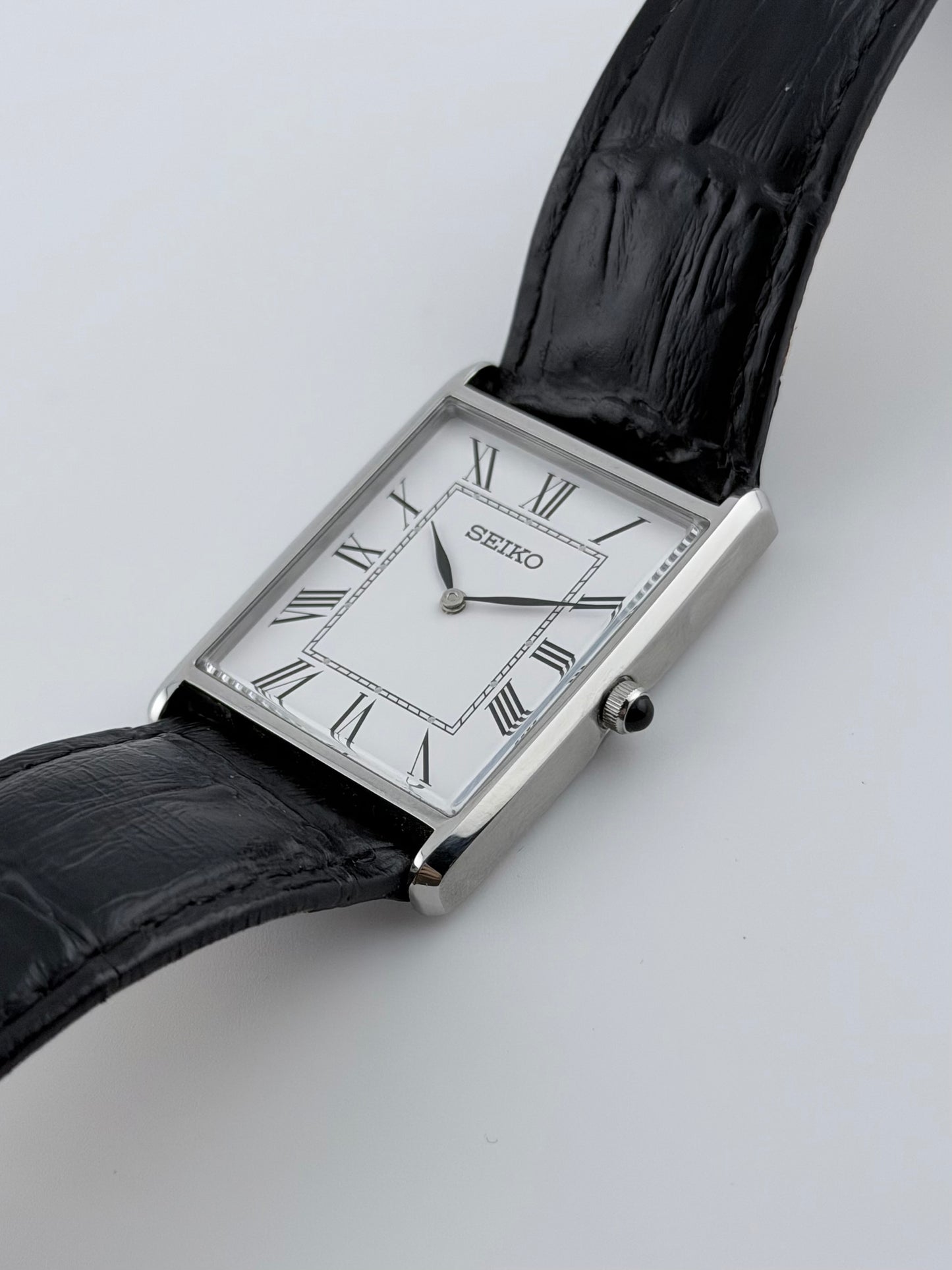 Seiko Tank Quartz Box and Papers! - 4N30-00G0
