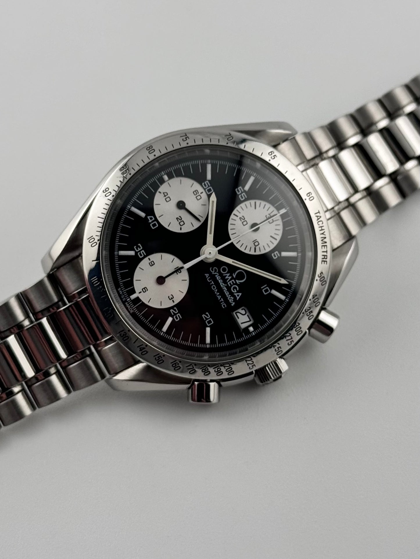Omega Speedmaster Automatic Date - 175.0043 - Rare Reverse Panda Dial