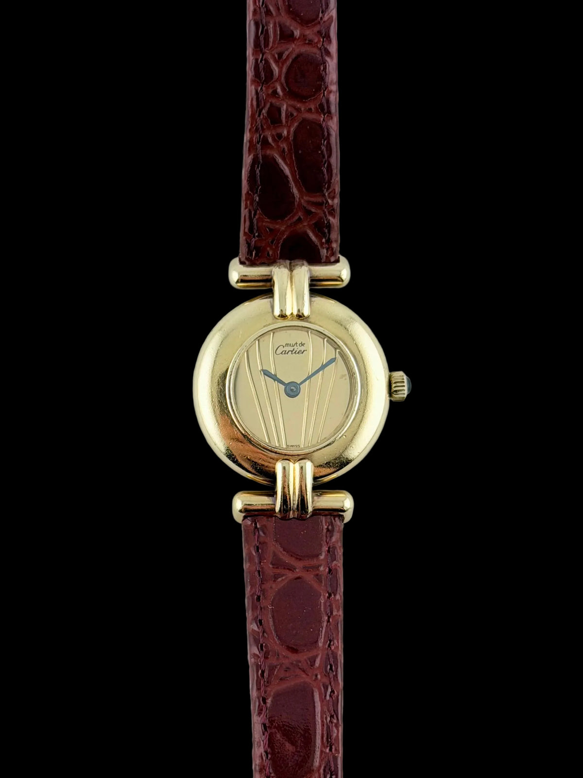 Cartier must de Colisee Quartz - 590002 - Ladies - Gold Art-Deco Dial