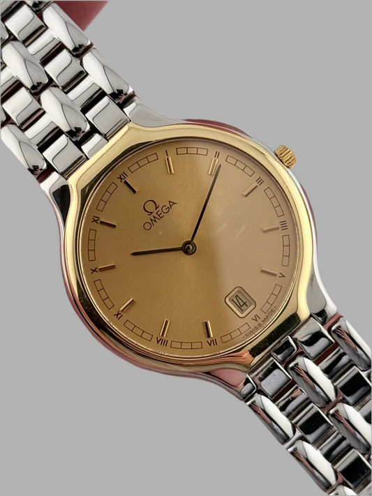 Omega De Ville Quartz Date - 196.0316 Two Tone