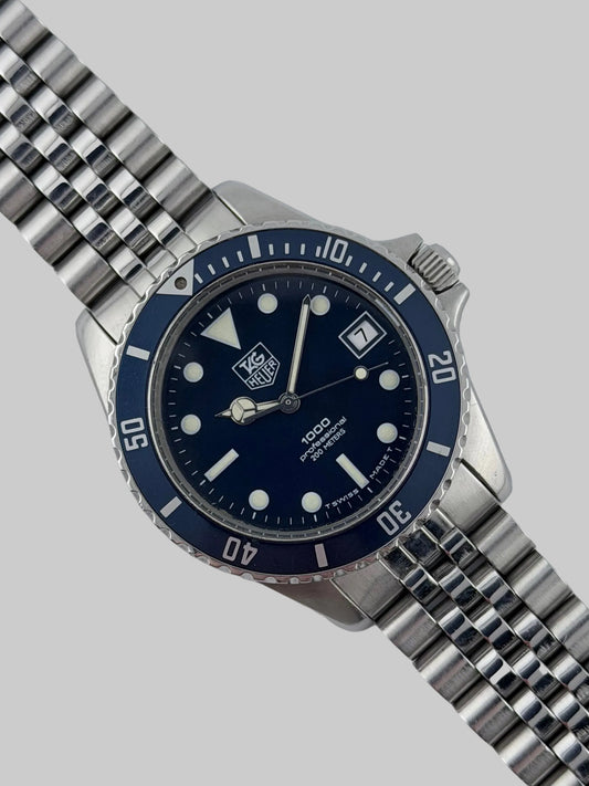 Tag Heuer Professional 1000 Quartz Date 200m 980.613N - Blue Dial