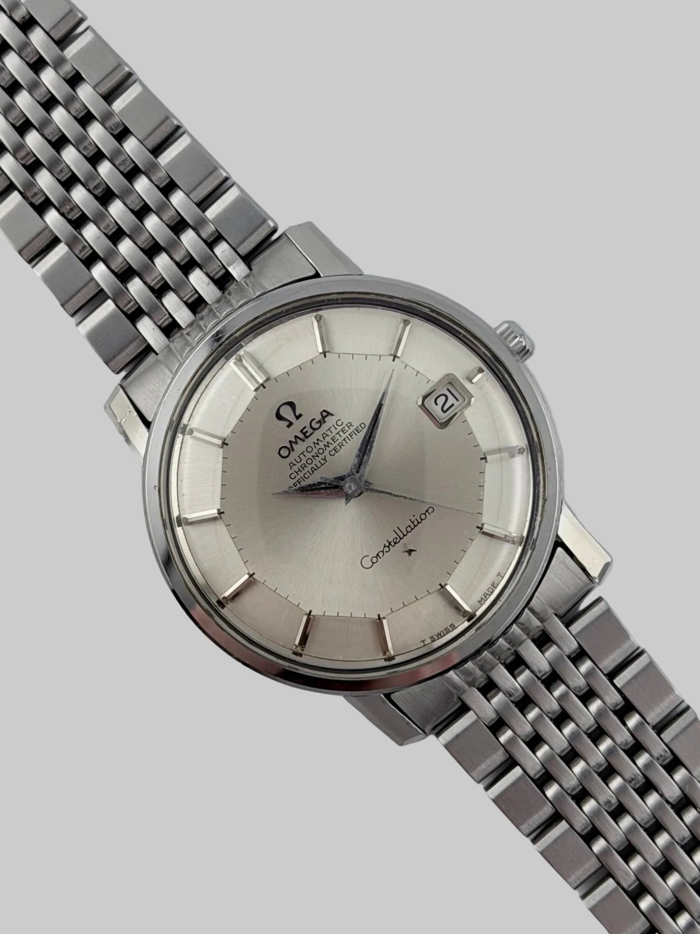Omega Constellation Automatic Chronometer Date  - Pie Pan - 168.010 Original Bracelet