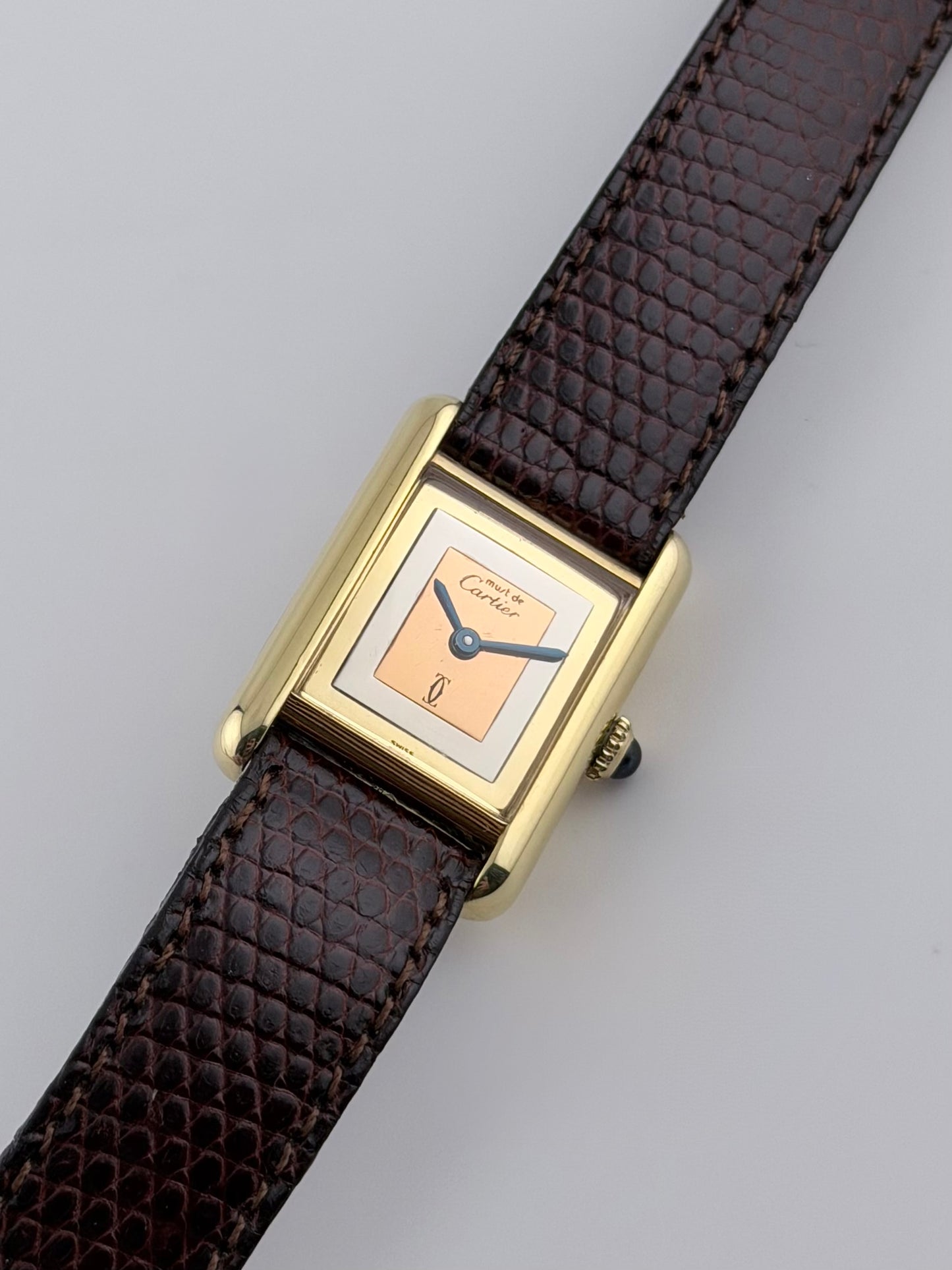 Cartier Must De Paris Tank Manual Wind - 3 - Trinity Dial - Ladies