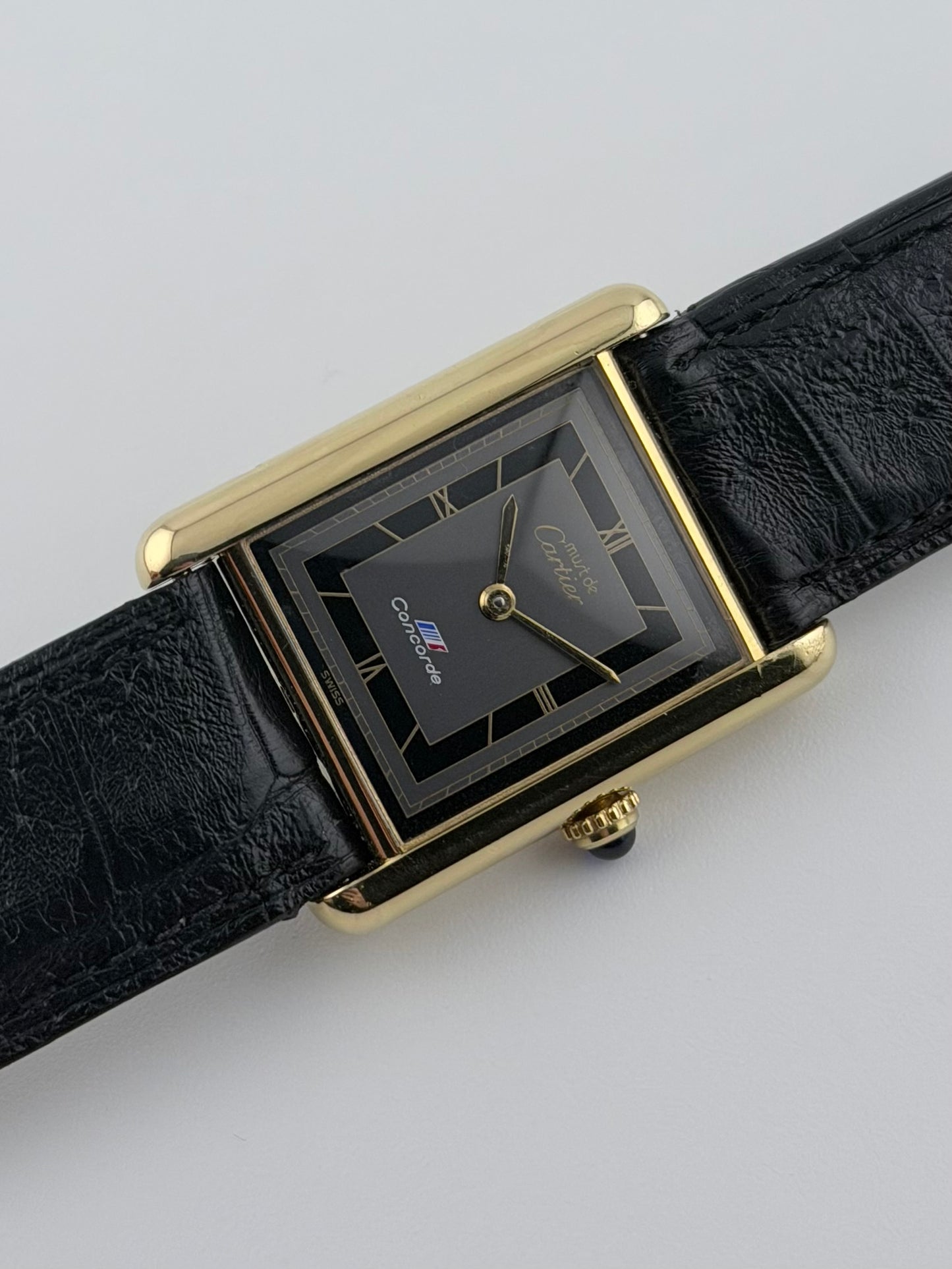 Cartier Must De Tank Quartz - Ultra Rare Off Catalog - Concord