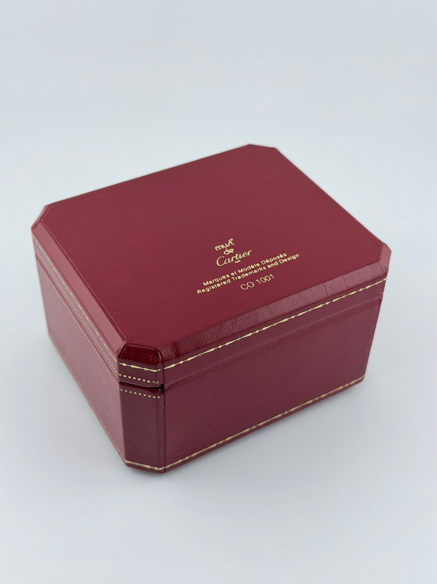 Cartier Must De Paris Vermeil Tank Quartz - 590005 Trinity Dial - Original Box