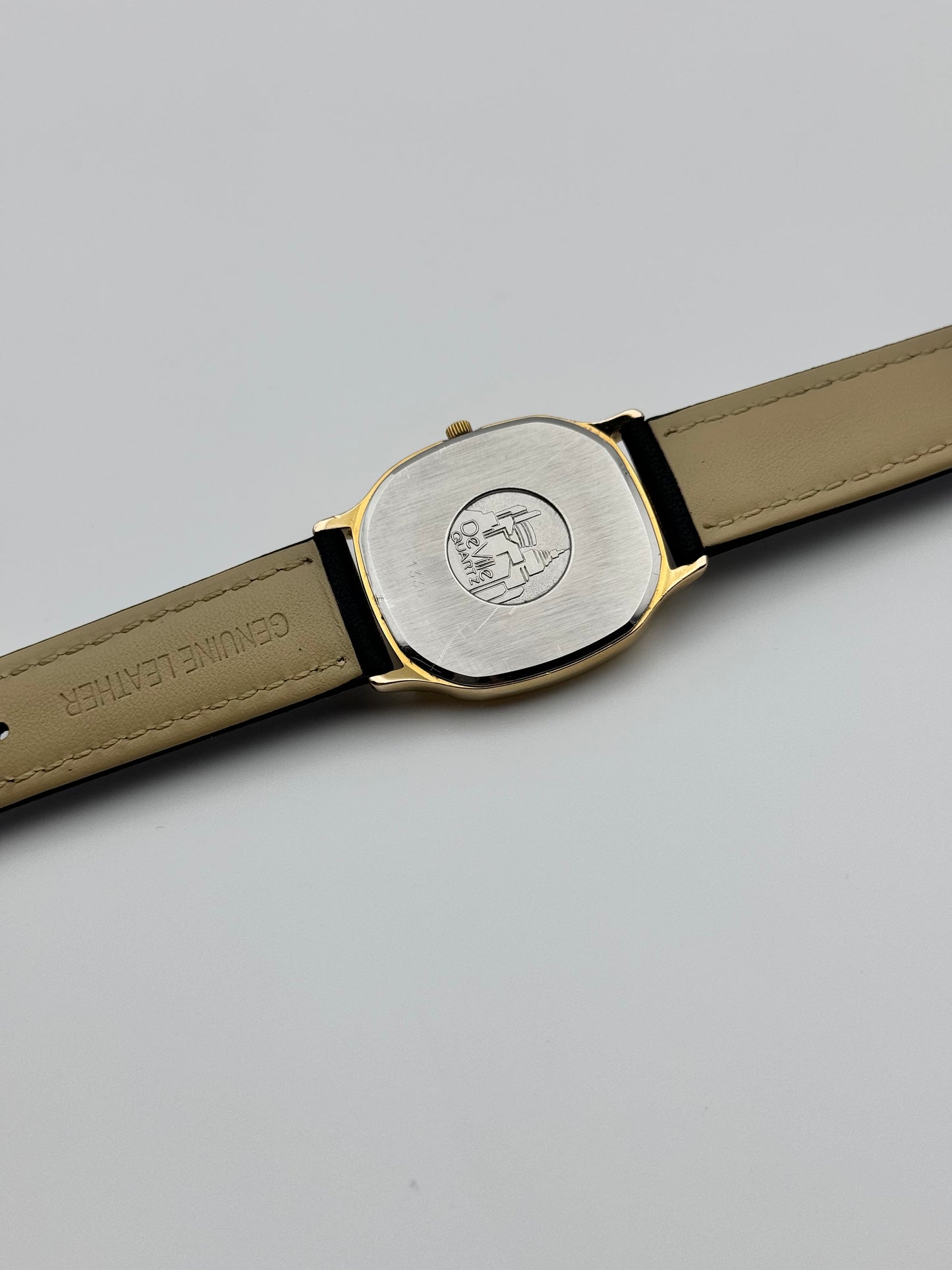 Omega De Ville Tank Quartz - Honeycomb Dial - 195.0013