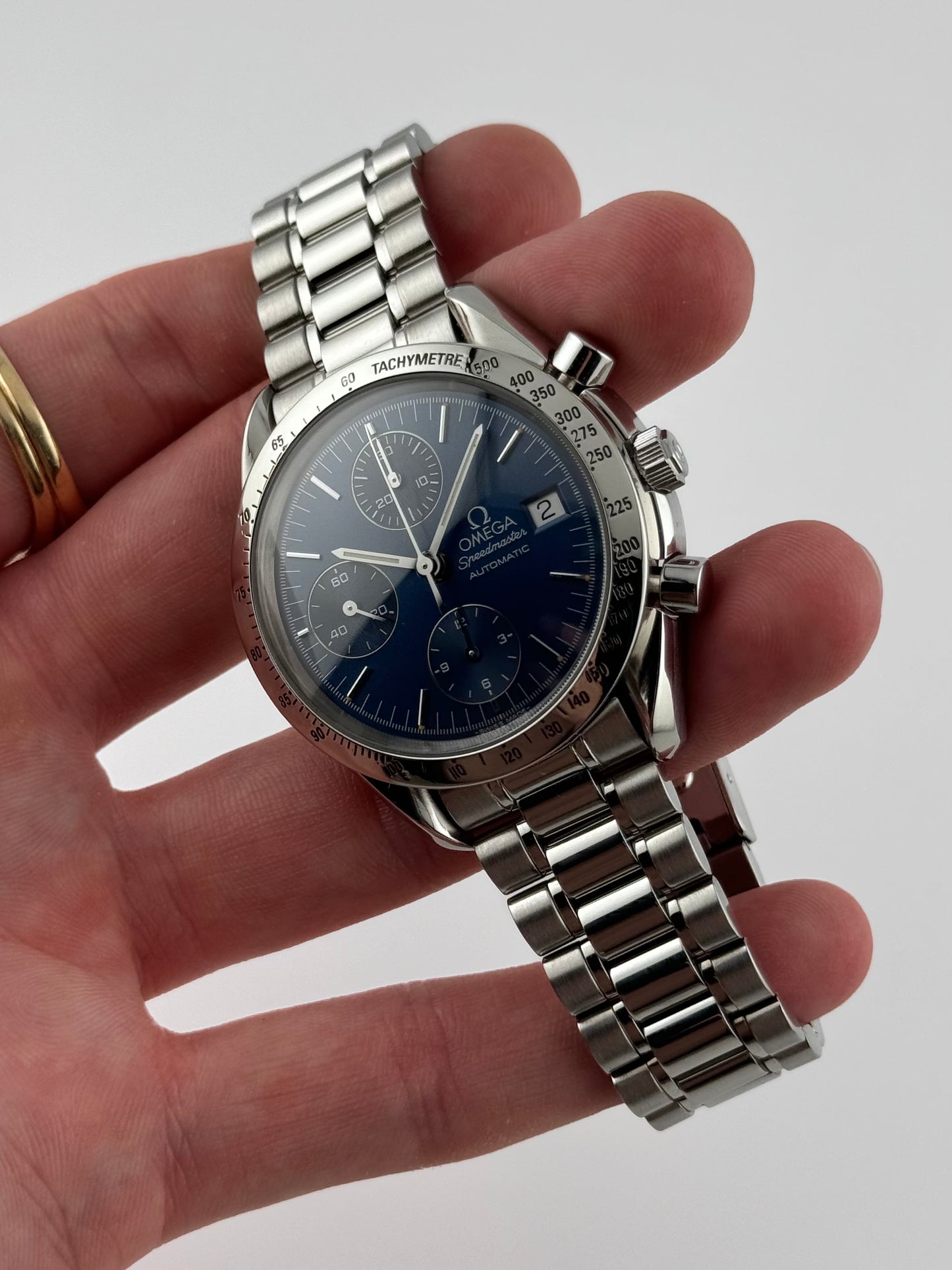 Omega Speedmaster Automatic Date - 3511.80 - Rare Blue Dial