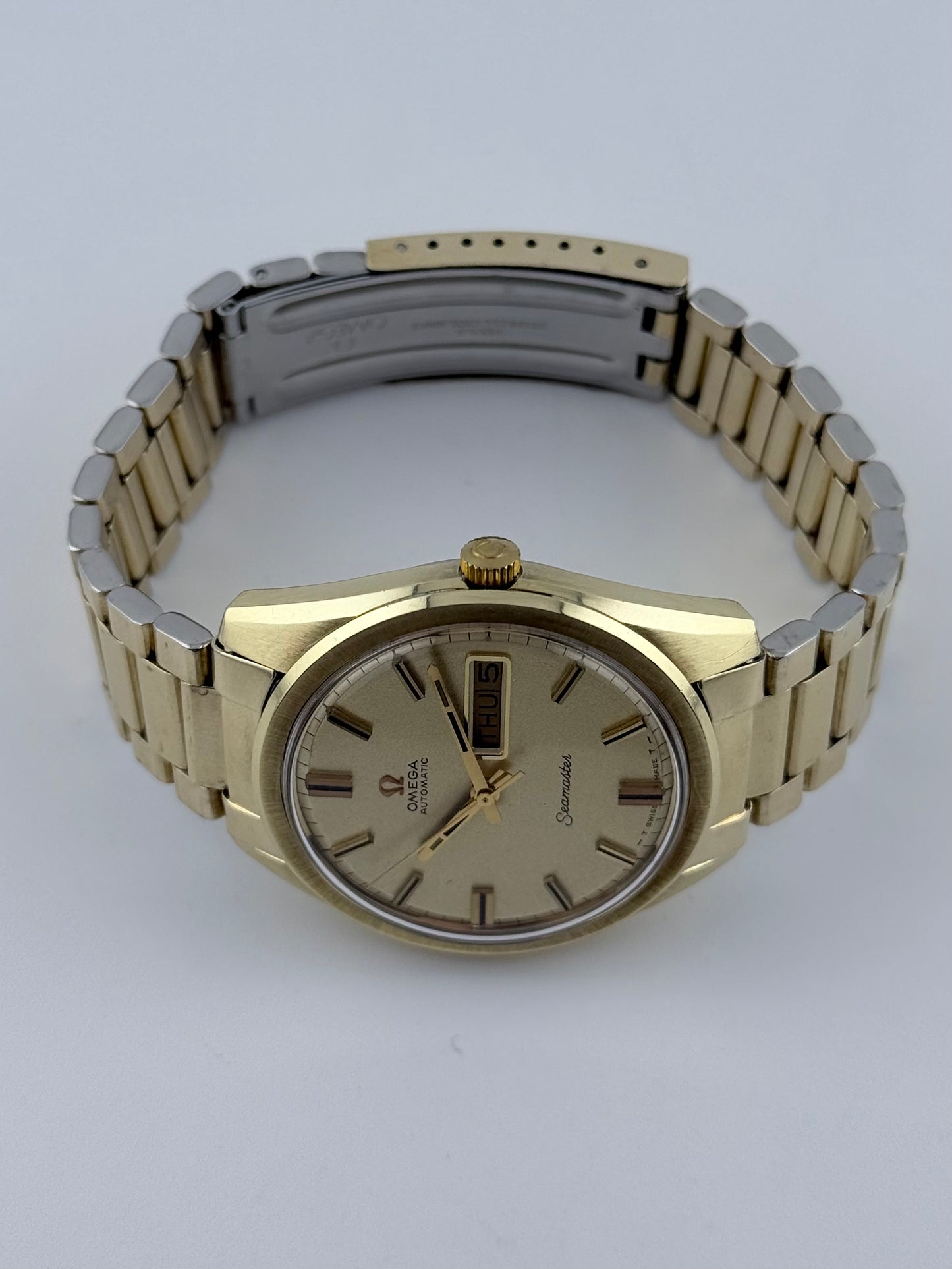Omega Seamaster Automatic Day-Date Jumbo Pie Pan 166.032