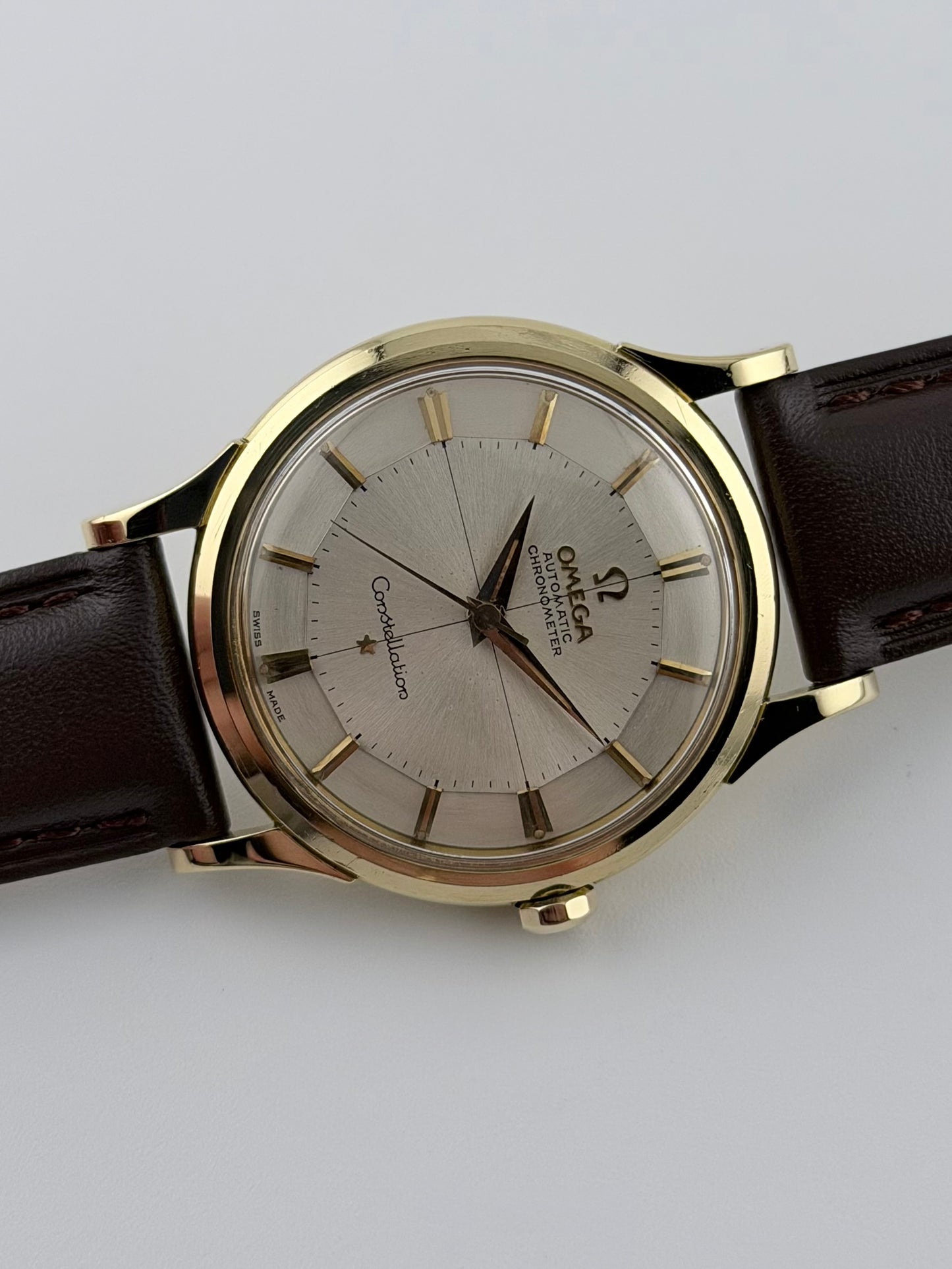 Omega Constellation Chronometer Automatic 18ct Gold - Pie Pan - Rare - 14381-82-SC