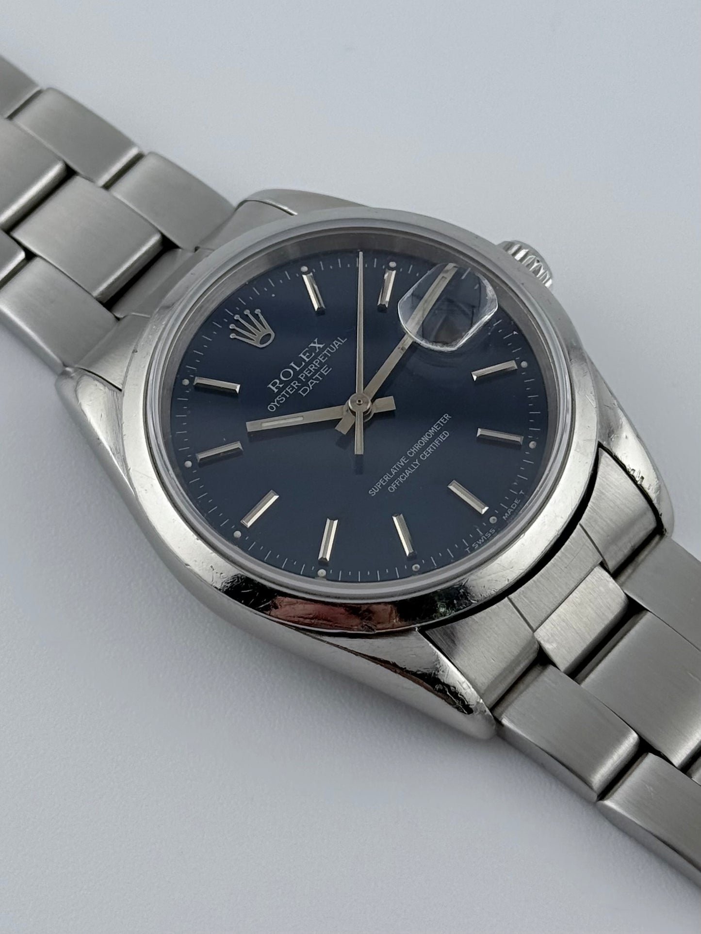Rolex Oyster Perpetual Date Automatic 15200 - Blue Sunburst Dial