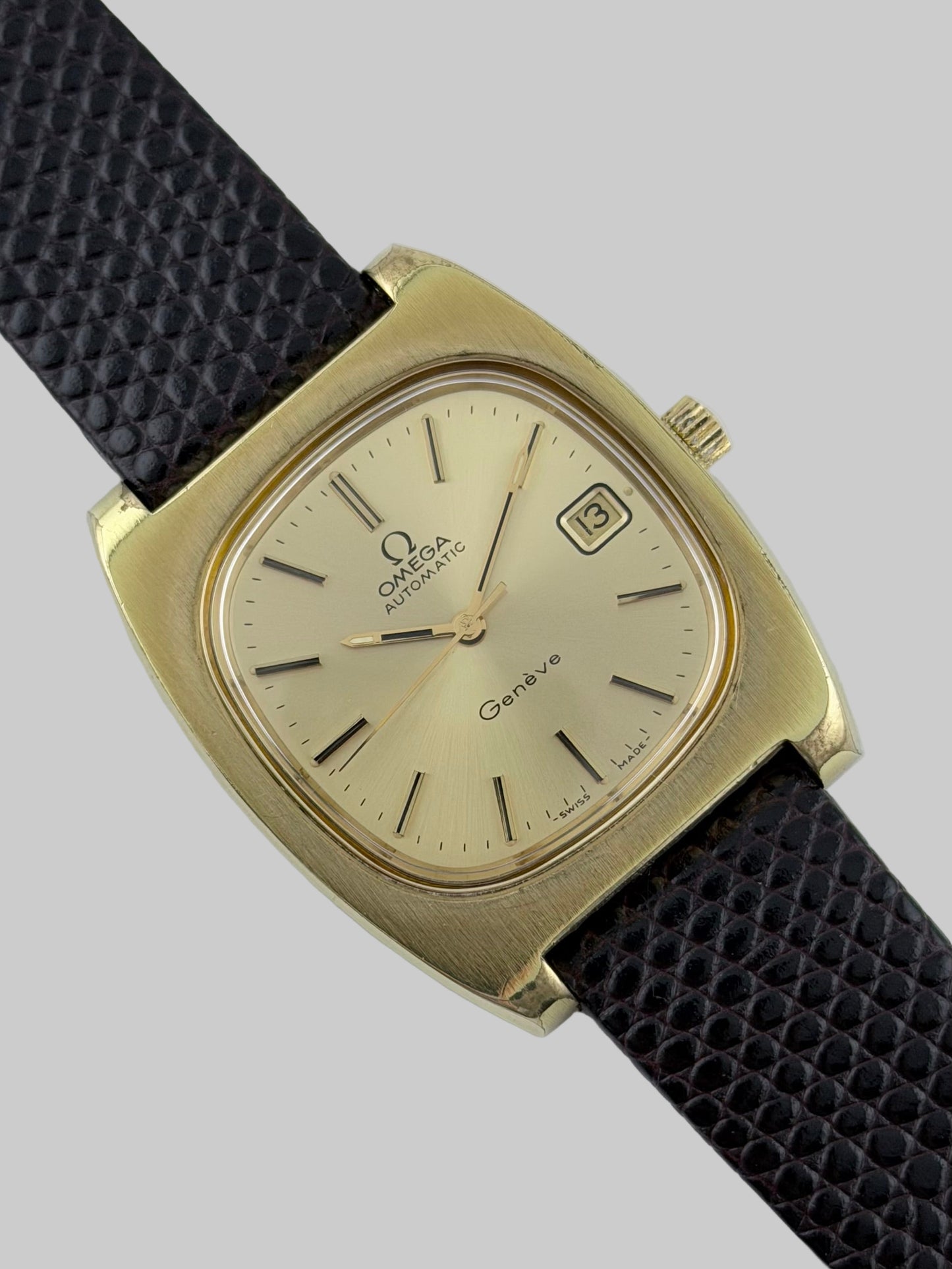 Omega Geneve Automatic Date TV Dial 166.0190