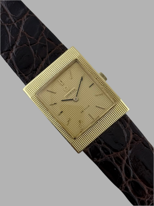Omega De Ville Tank Manual Wind 111.081 - 18ct Gold - with Rare Box