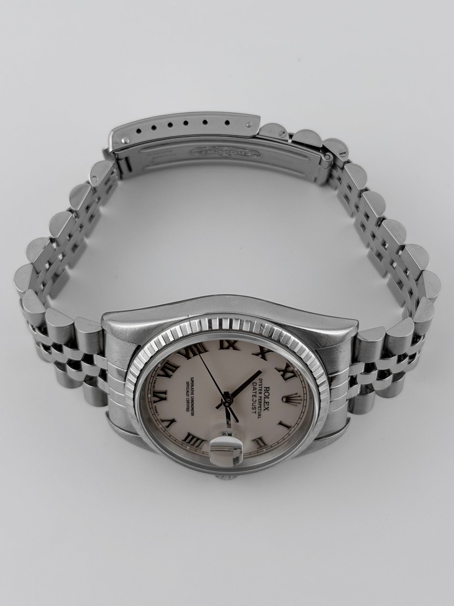 Rolex Datejust Oyster Perpetual - 16220 - Roman Numeral Dial - Original Box, Wallet & Booklets