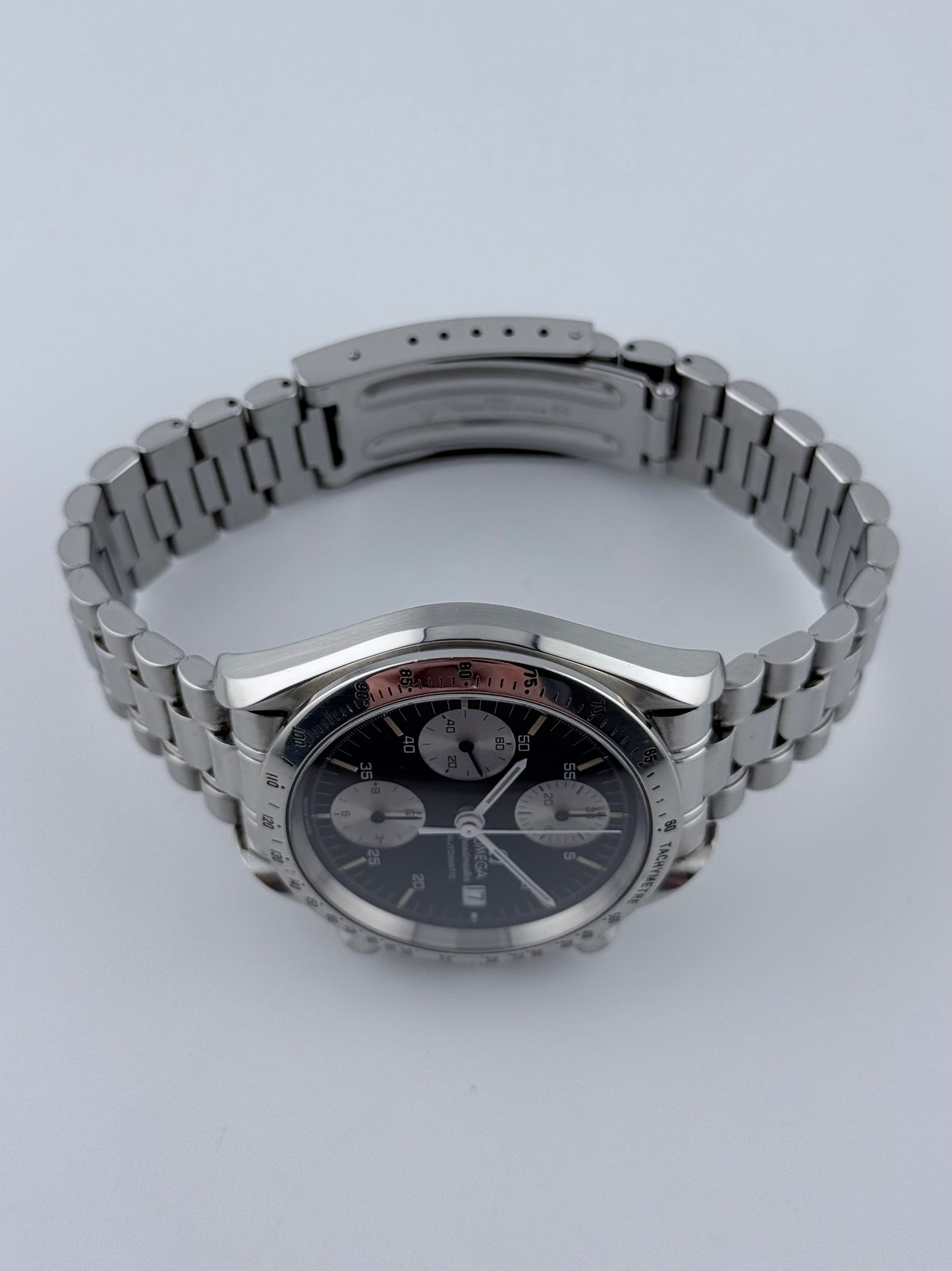 Omega Speedmaster Automatic Date - 175.0043 - Rare Reverse Panda Dial