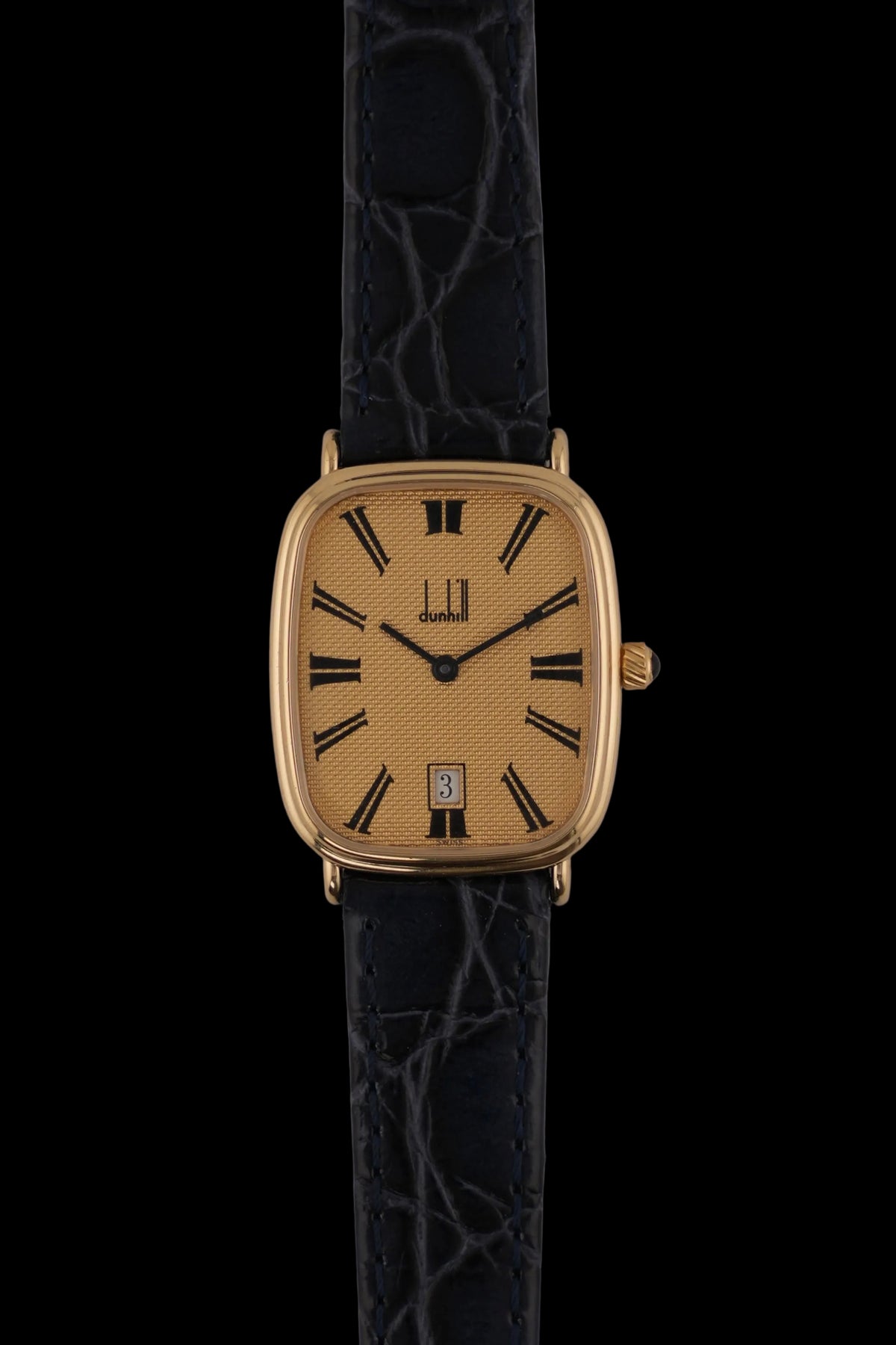 Dunhill Quartz Tank Date Gent’s Dress Watch