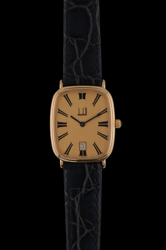 Dunhill Quartz Tank Date Gent’s Dress Watch