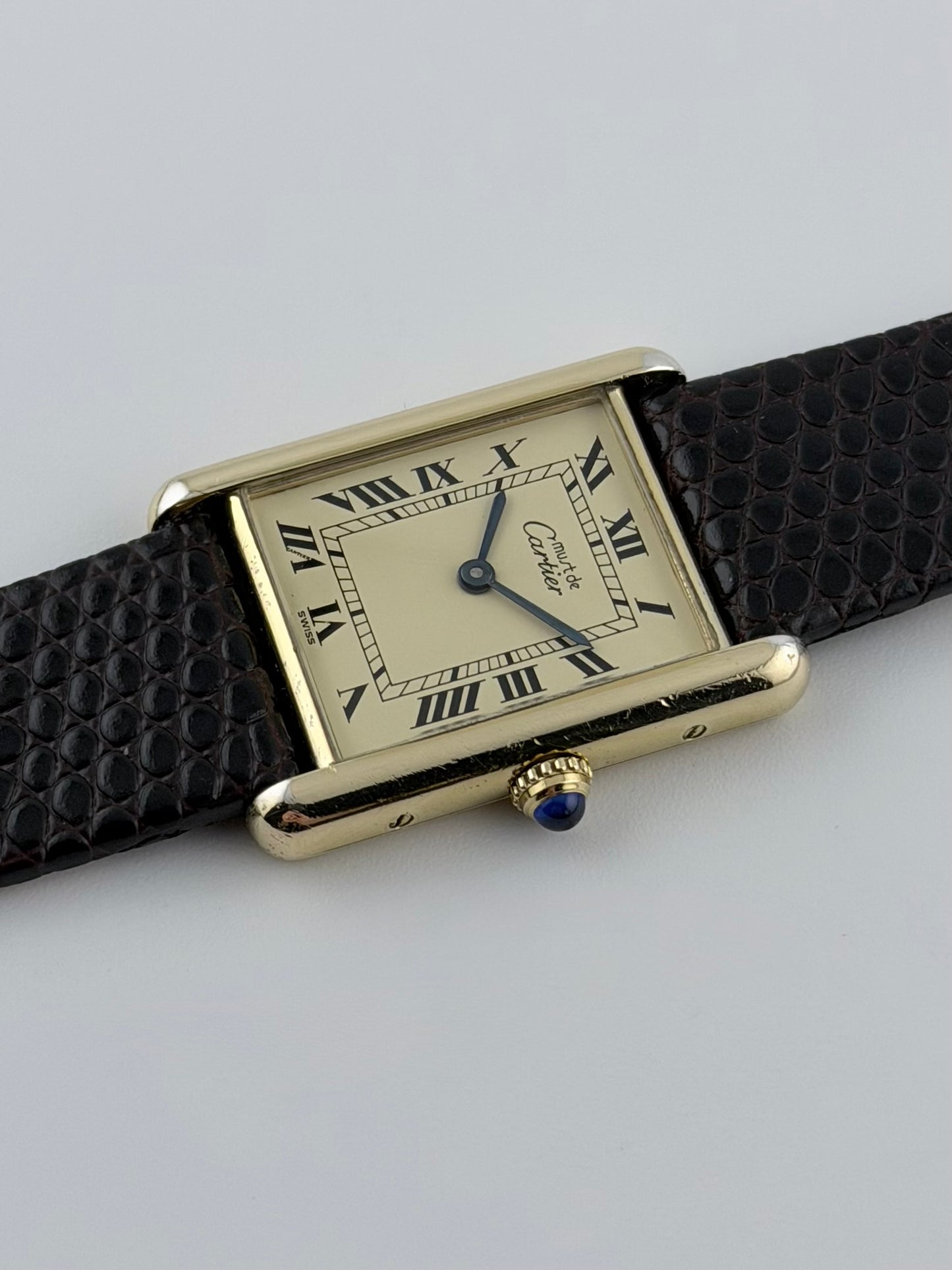 Cartier Must De Paris Tank Quartz - 6-81006 - Ivory Dial - Box & Papers