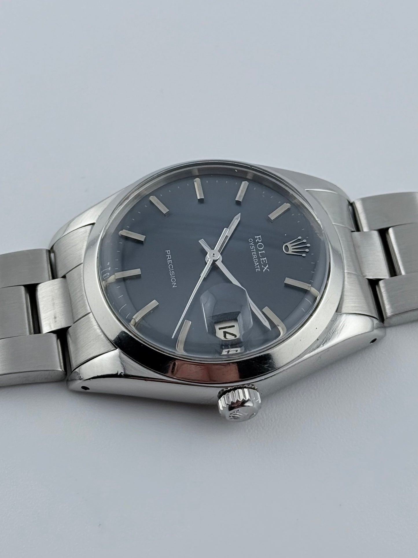 Rolex Oysterdate Precision Manual Wind - 6694 - Midnight Blue Sunburst Dial