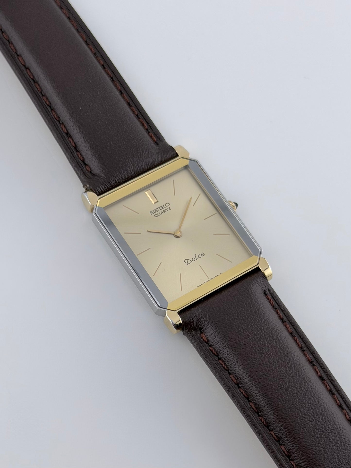 Seiko Dolce Tank Quartz - 7730-5020 Near Mint!