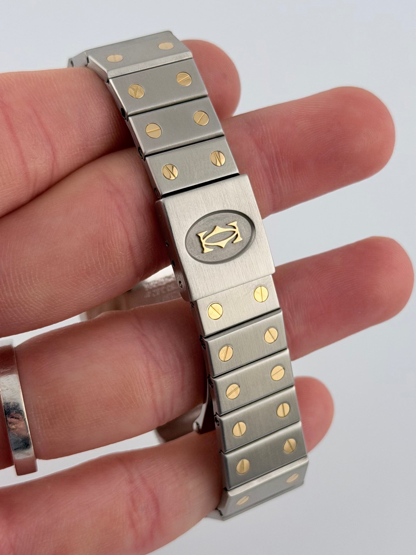 Cartier Santos Carree Automatic Date - Bi Metal - 2961