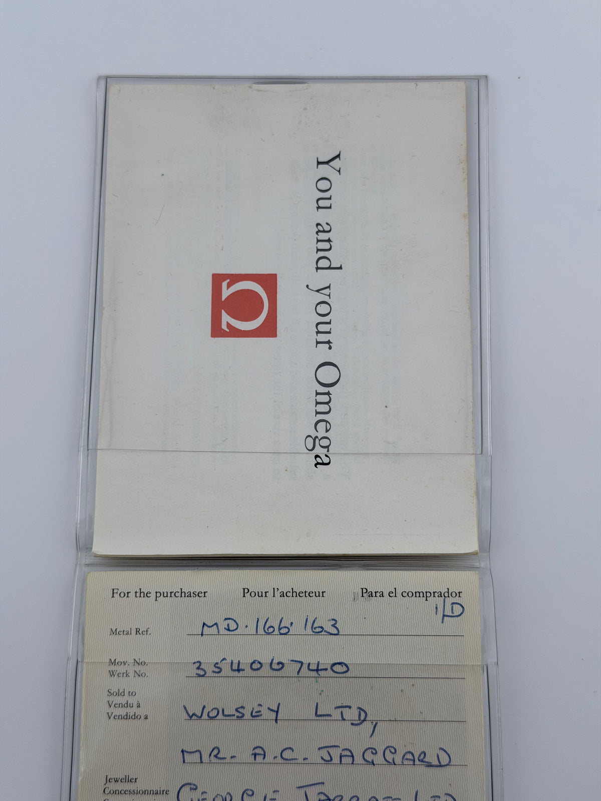 Omega Geneve Automatic Date - 166.0163 - Original Box And Papers