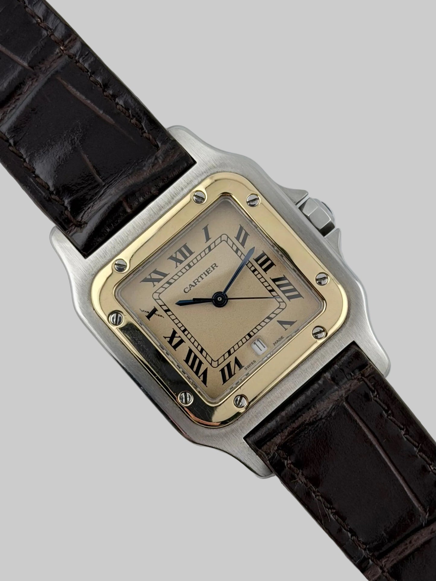Cartier Santos Galbee Quartz - 187901 - Bi Metal
