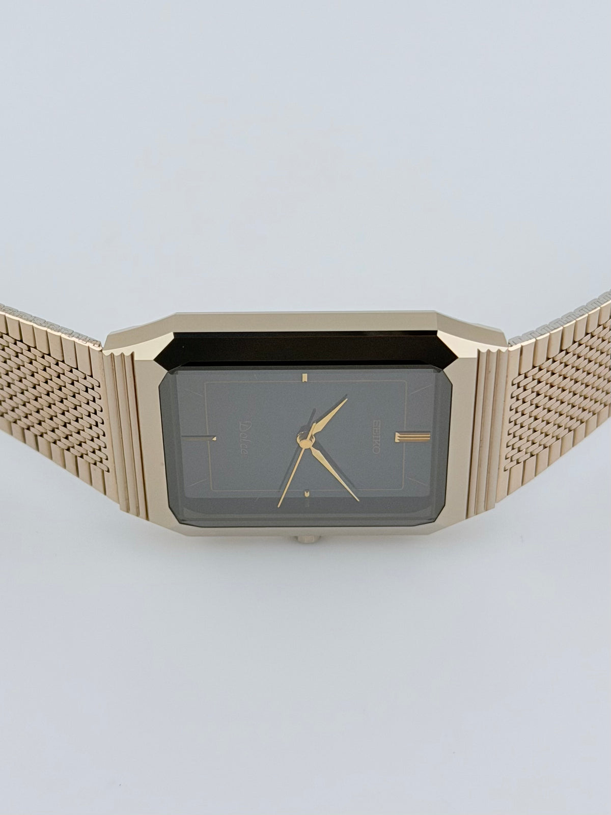 Rare! Seiko Dolce Exceline Tank Quartz Box! - 7741-5080 Near Mint!