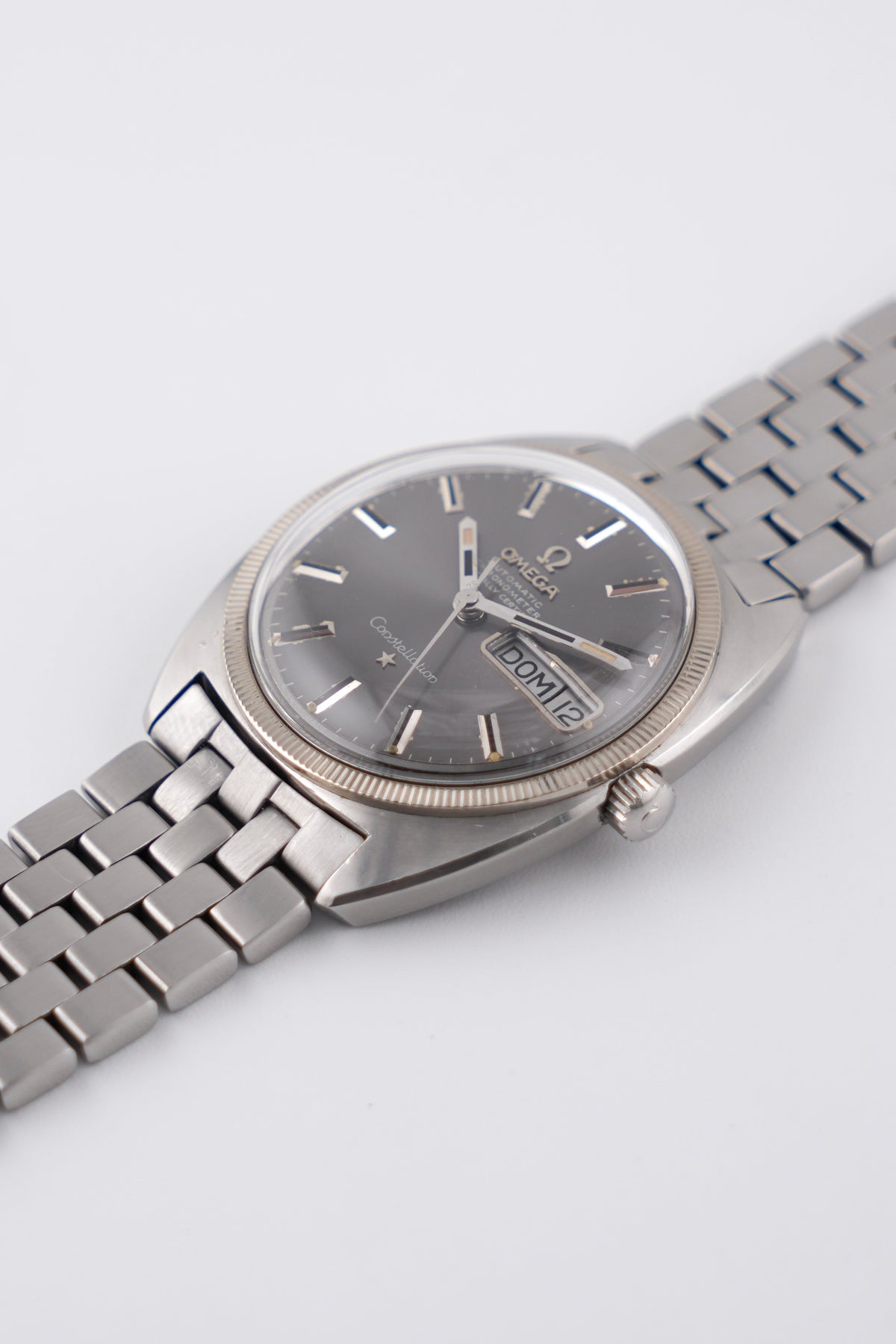 Omega Constellation Automatic Day-Date 168.029 - Rare Dark Grey Dial