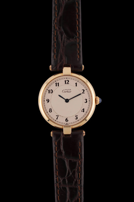 Cartier must de Vendome Quartz - 590003 - Arabic Numerals
