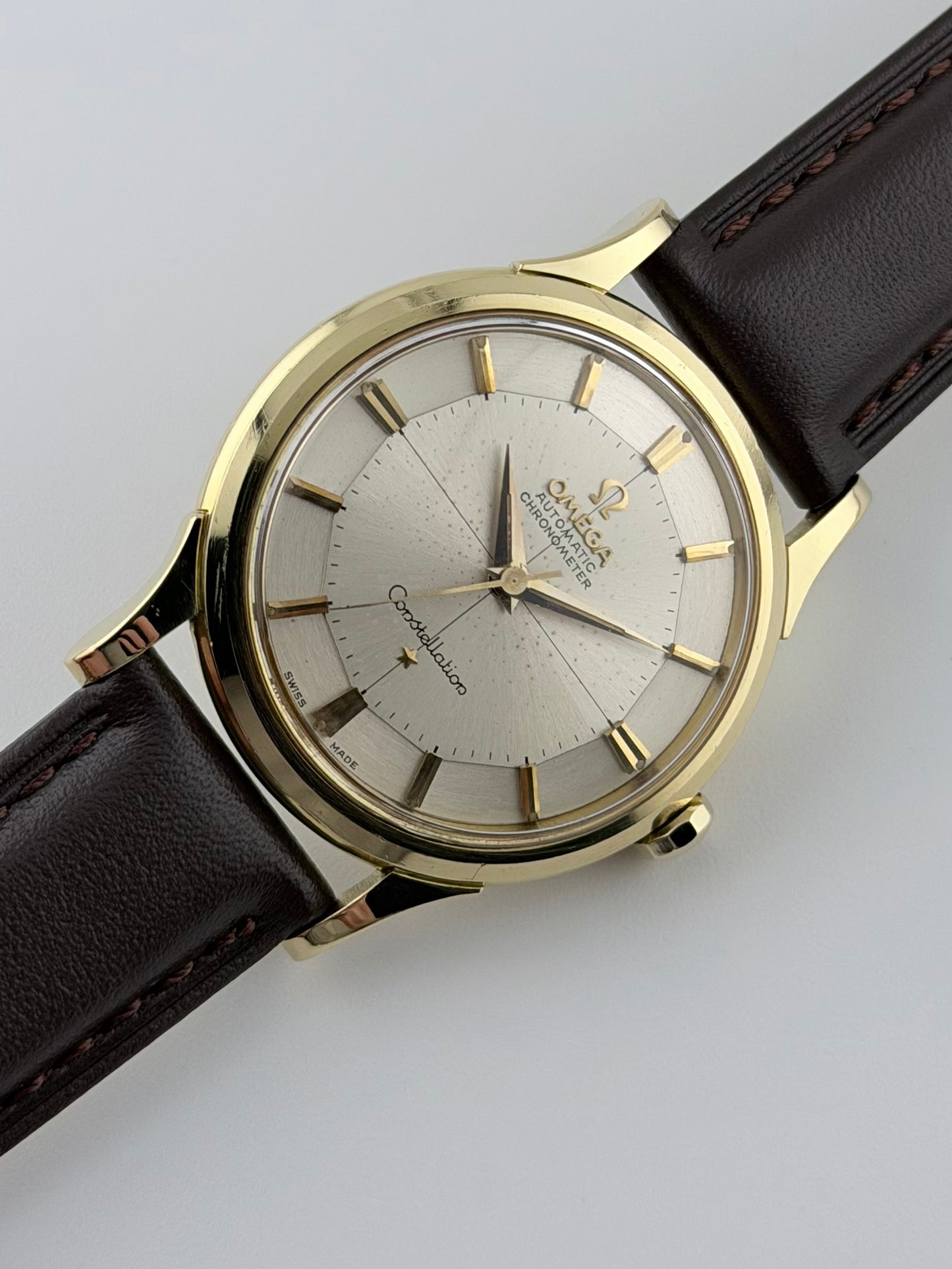 Omega Constellation Chronometer Automatic 18ct Gold - Pie Pan - Rare - 14381-82-SC