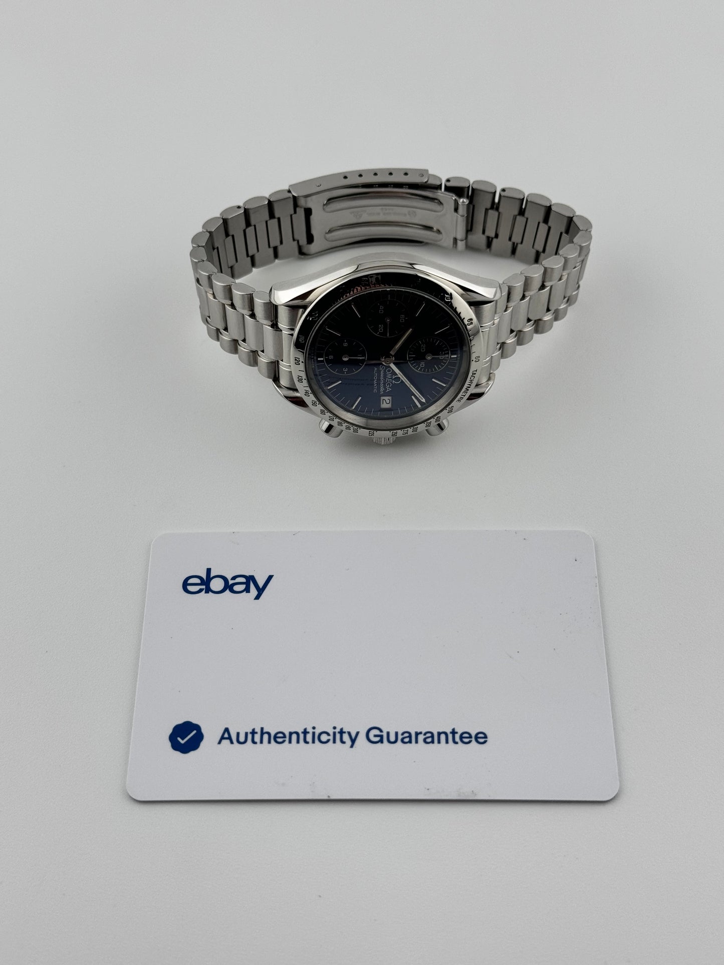Omega Speedmaster Automatic Date - 3511.80 - Rare Blue Dial