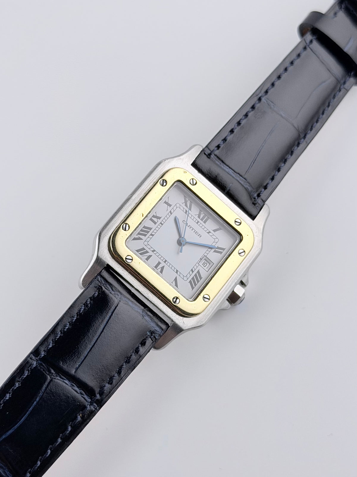 Cartier Santos Carree Automatic Date - Bi Metal - 2961